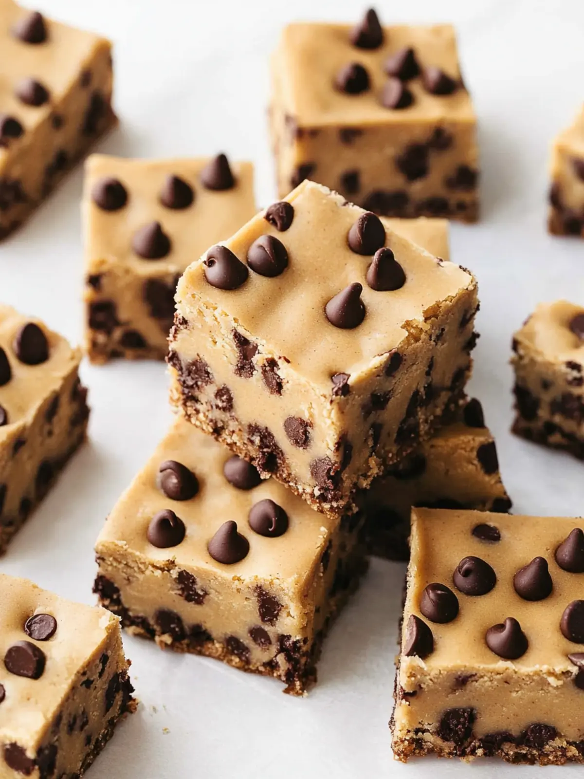 Irresistible Chocolate Chip Cookie Dough Bars to Treasure 4 Chocolate Chip Cookie Dough Bars
