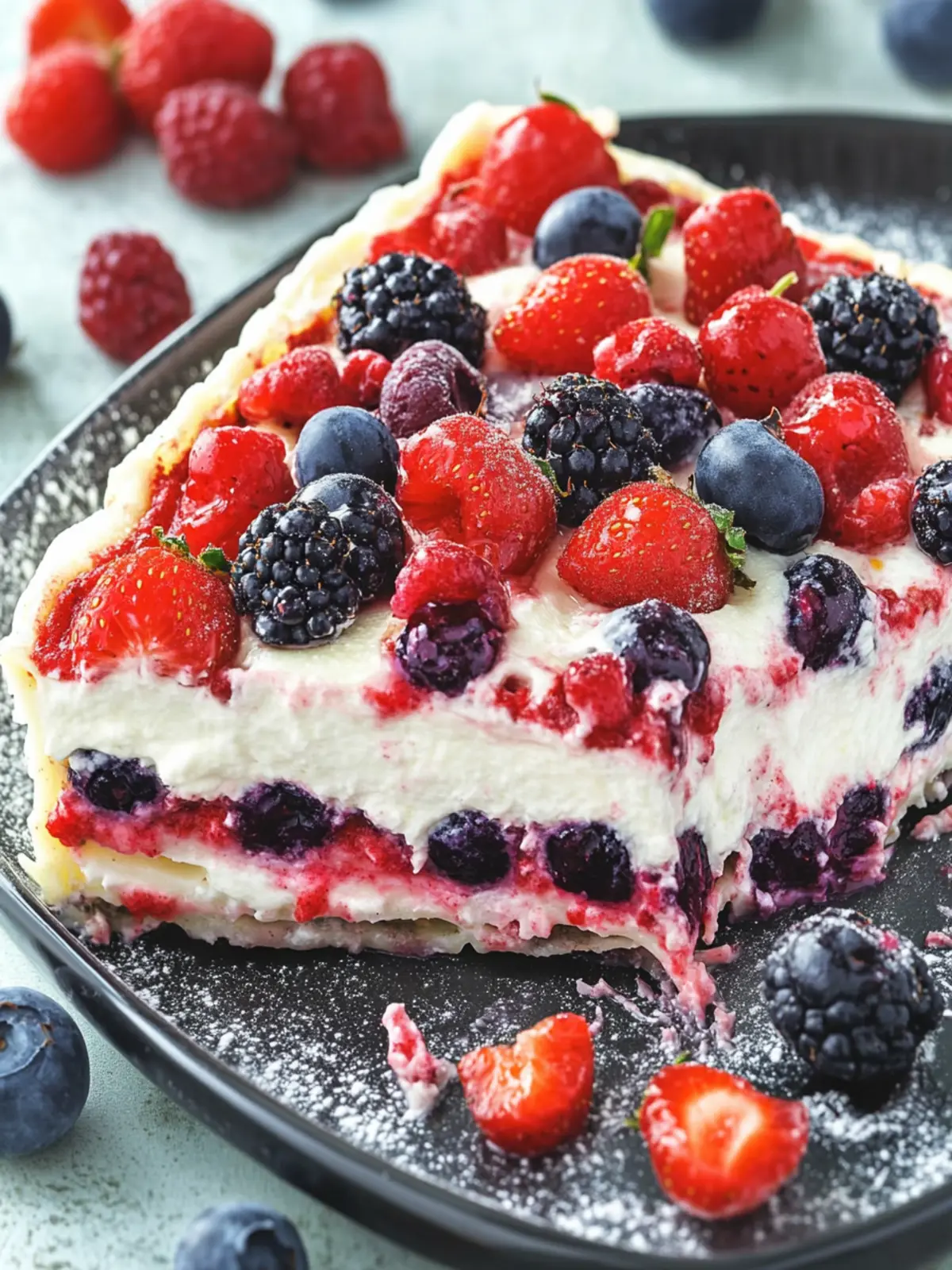 No Bake Summer Berry Lasagna: A Delightful Cool Treat 4 No Bake Summer Berry Lasagna