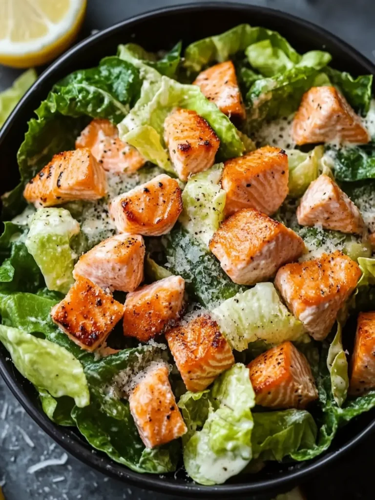 Salmon Caesar Salad