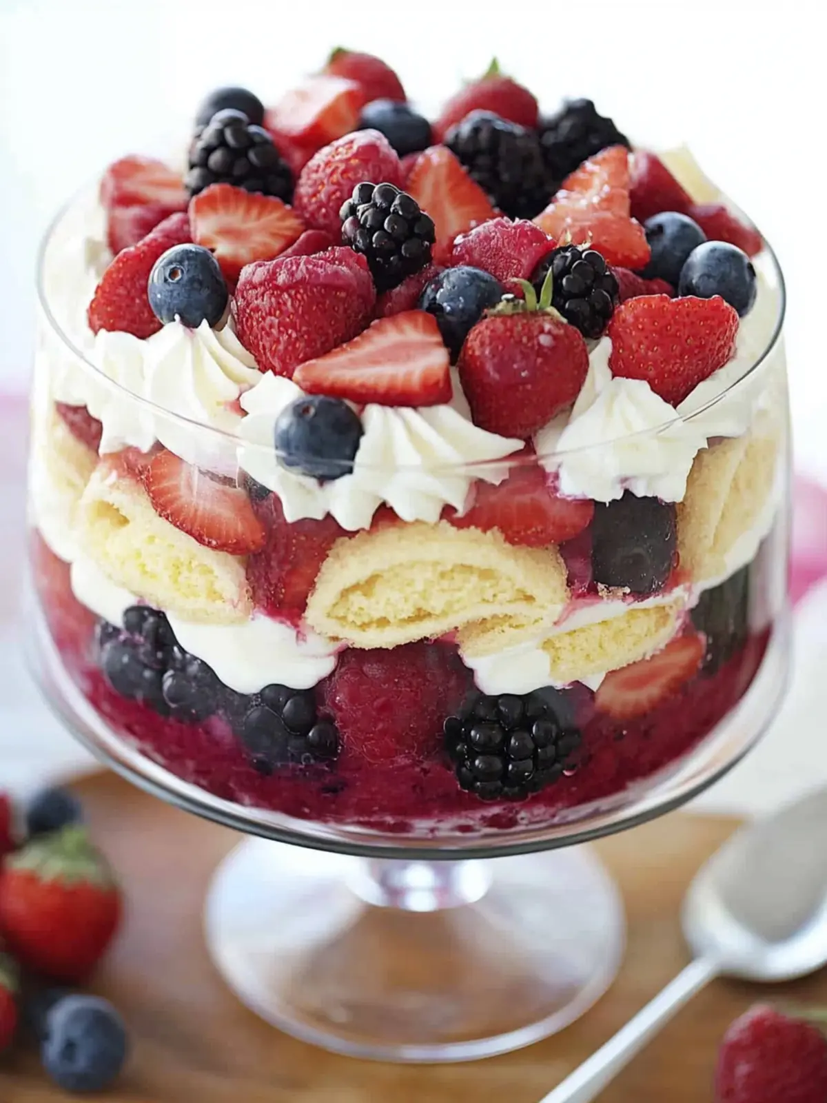 Indulge in Angel Food Berry Trifle for a Sweet Summer Treat 3 Angel Food Berry Trifle