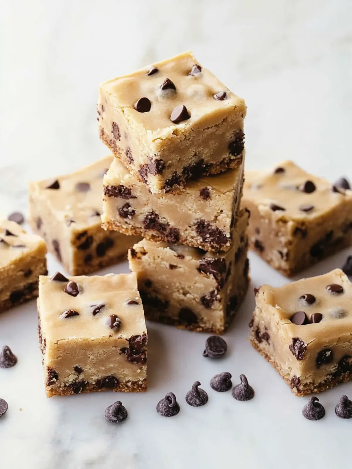 Irresistible Chocolate Chip Cookie Dough Bars to Treasure 2 Chocolate Chip Cookie Dough Bars