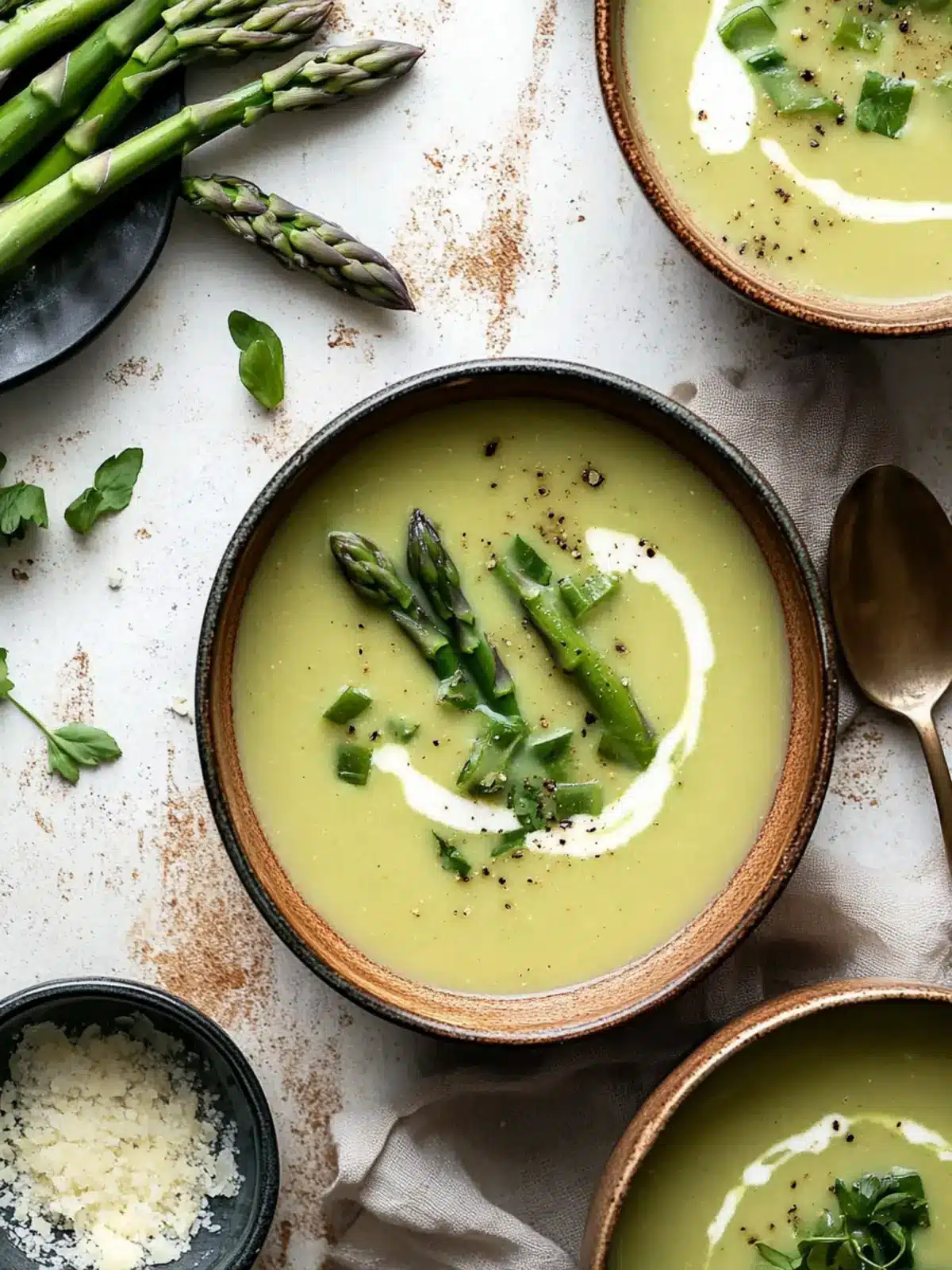 Creamless Cream of Asparagus Soup That Hits the Spot 4 Creamless Cream of Asparagus Soup