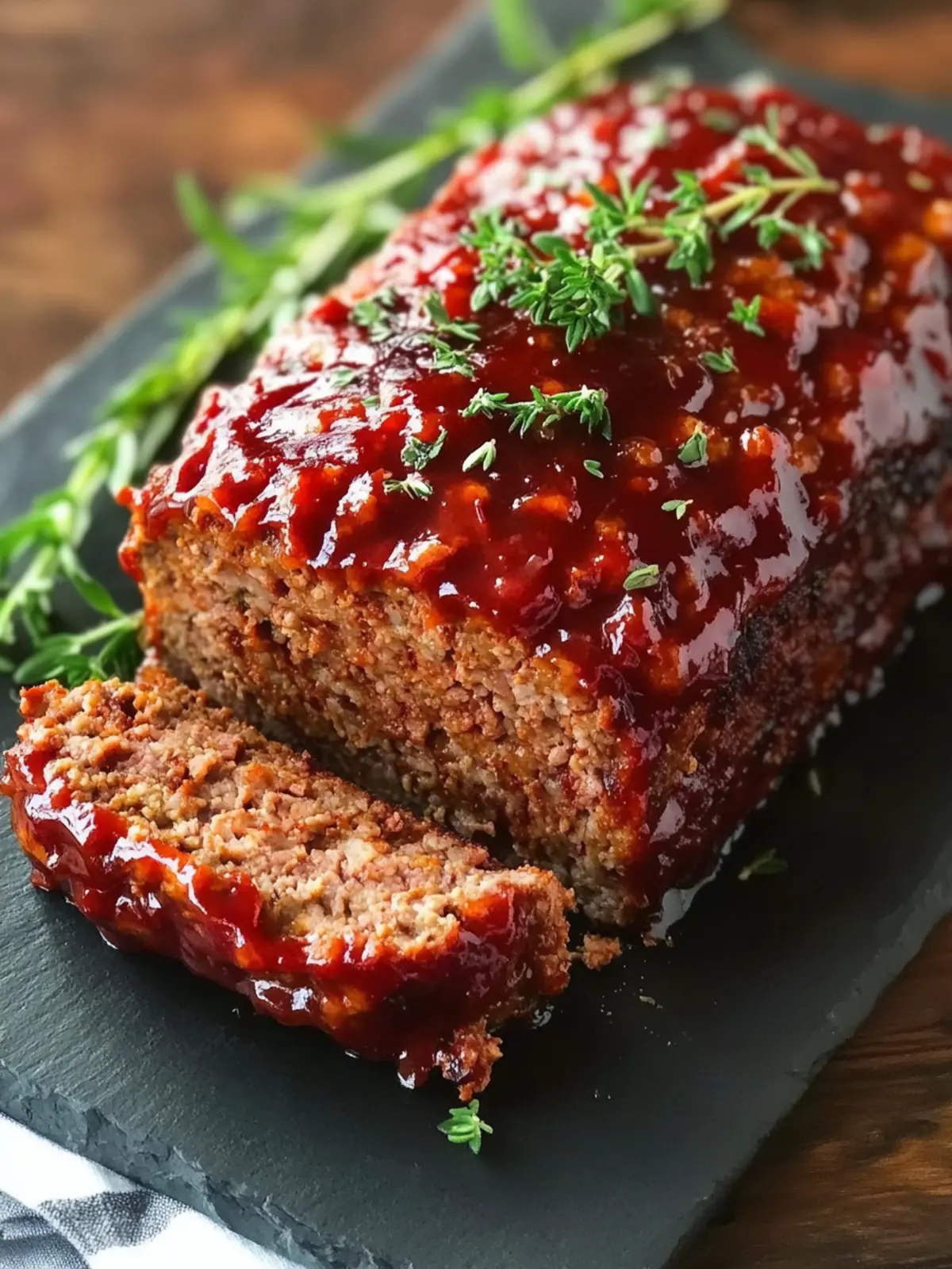 Marinara Glazed Meatloaf: Comfort Food Made Simple 2 Marinara Glazed Meatloaf