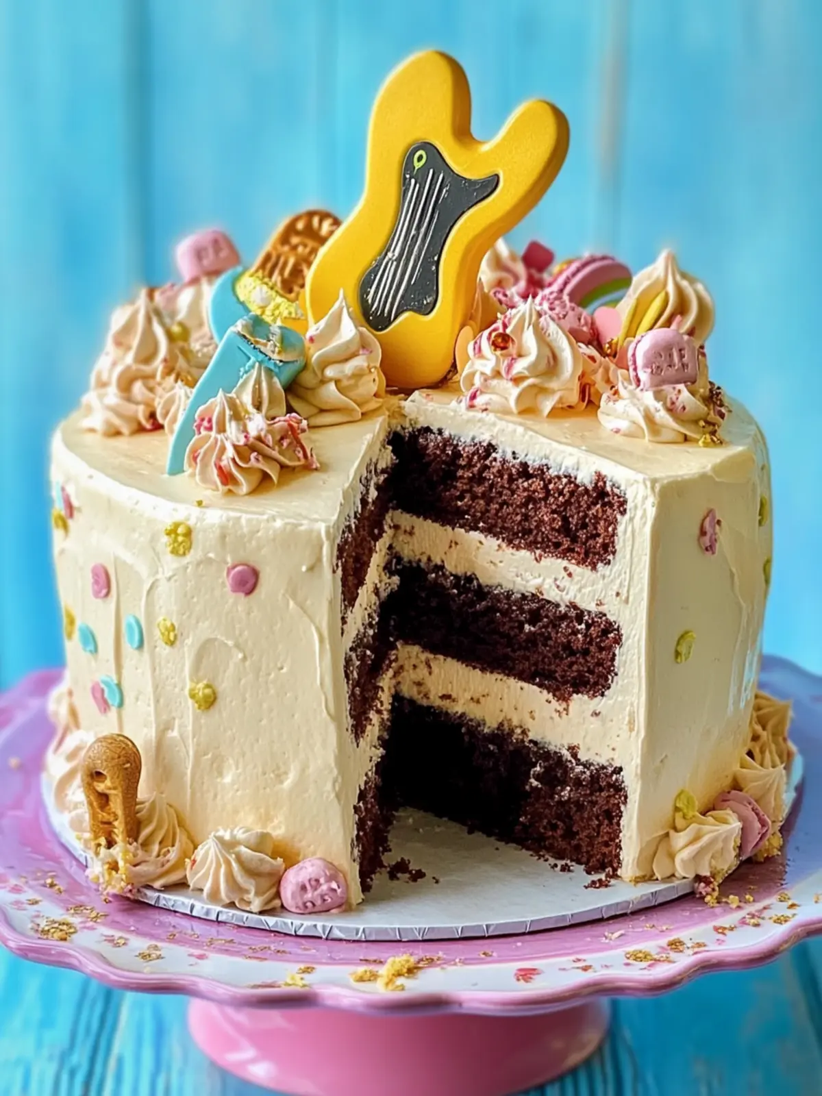 Decadent Elvis Cake: A Slice of Banana-Chocolate Bliss 2 Elvis Cake