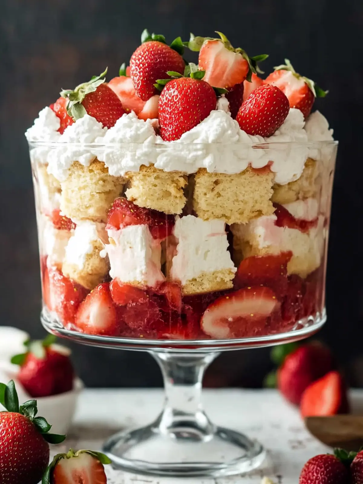 Decadent Strawberry Shortcake Trifle to Satisfy Your Sweet Tooth 2 Strawberry Shortcake Trifle