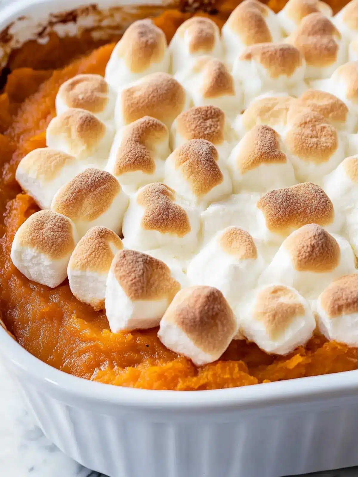 Irresistible Sweet Potato Casserole with Marshmallows Delight 2 Sweet Potato Casserole with Marshmallows