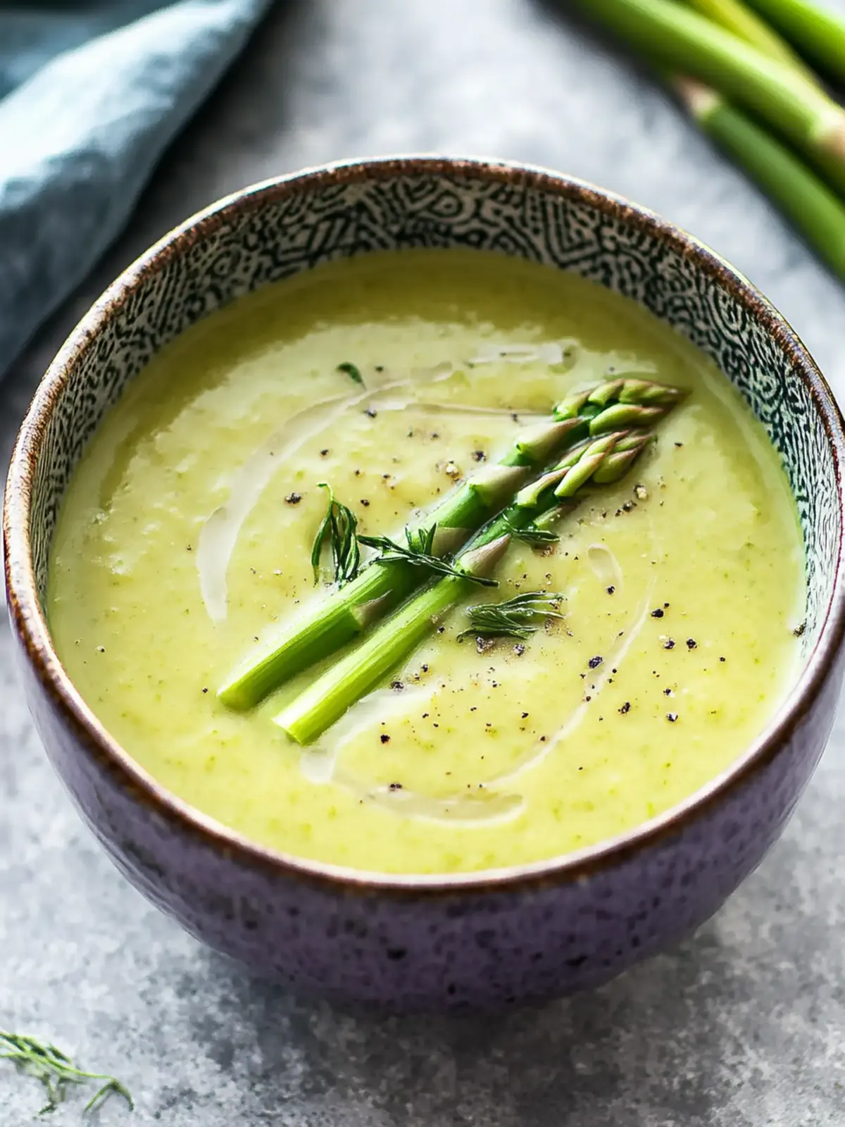 Deliciously Creamy Asparagus Soup for Cozy Nights 3 Creamy Asparagus Soup