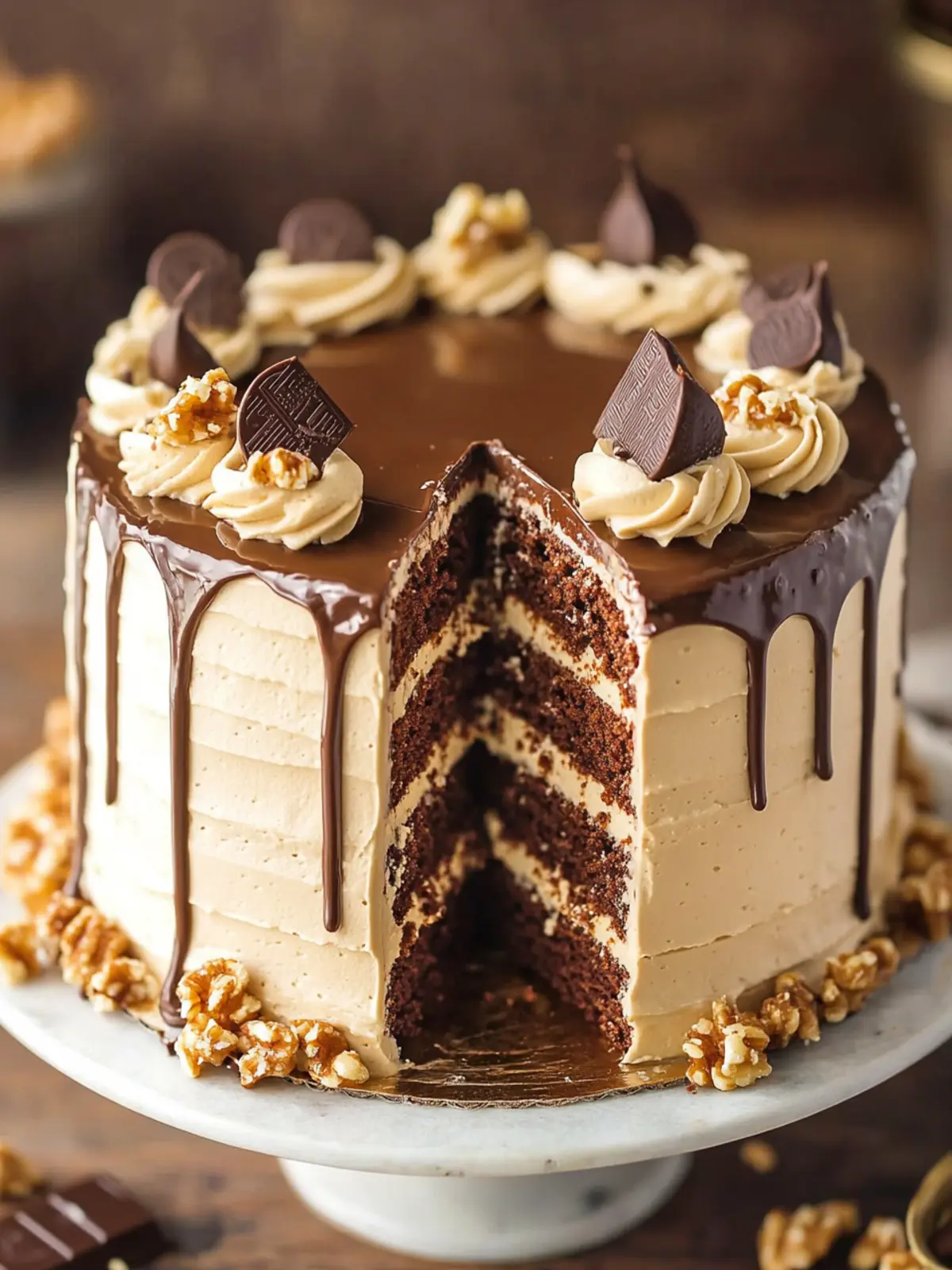Decadent Peanut Butter Chocolate Layer Cake to Indulge Your Cravings 3 Peanut Butter Chocolate Layer Cake