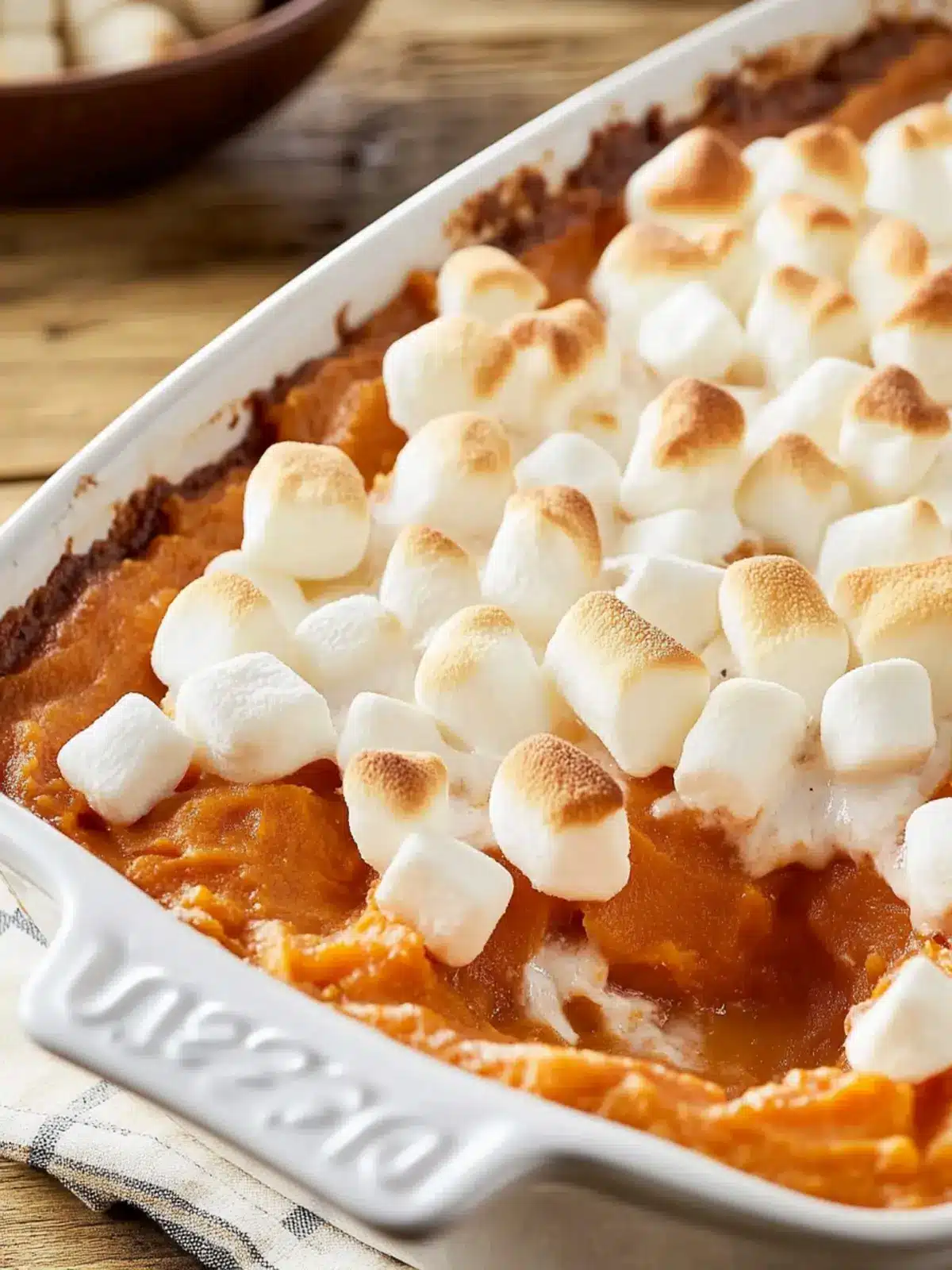 Irresistible Sweet Potato Casserole with Marshmallows Delight 4 Sweet Potato Casserole with Marshmallows