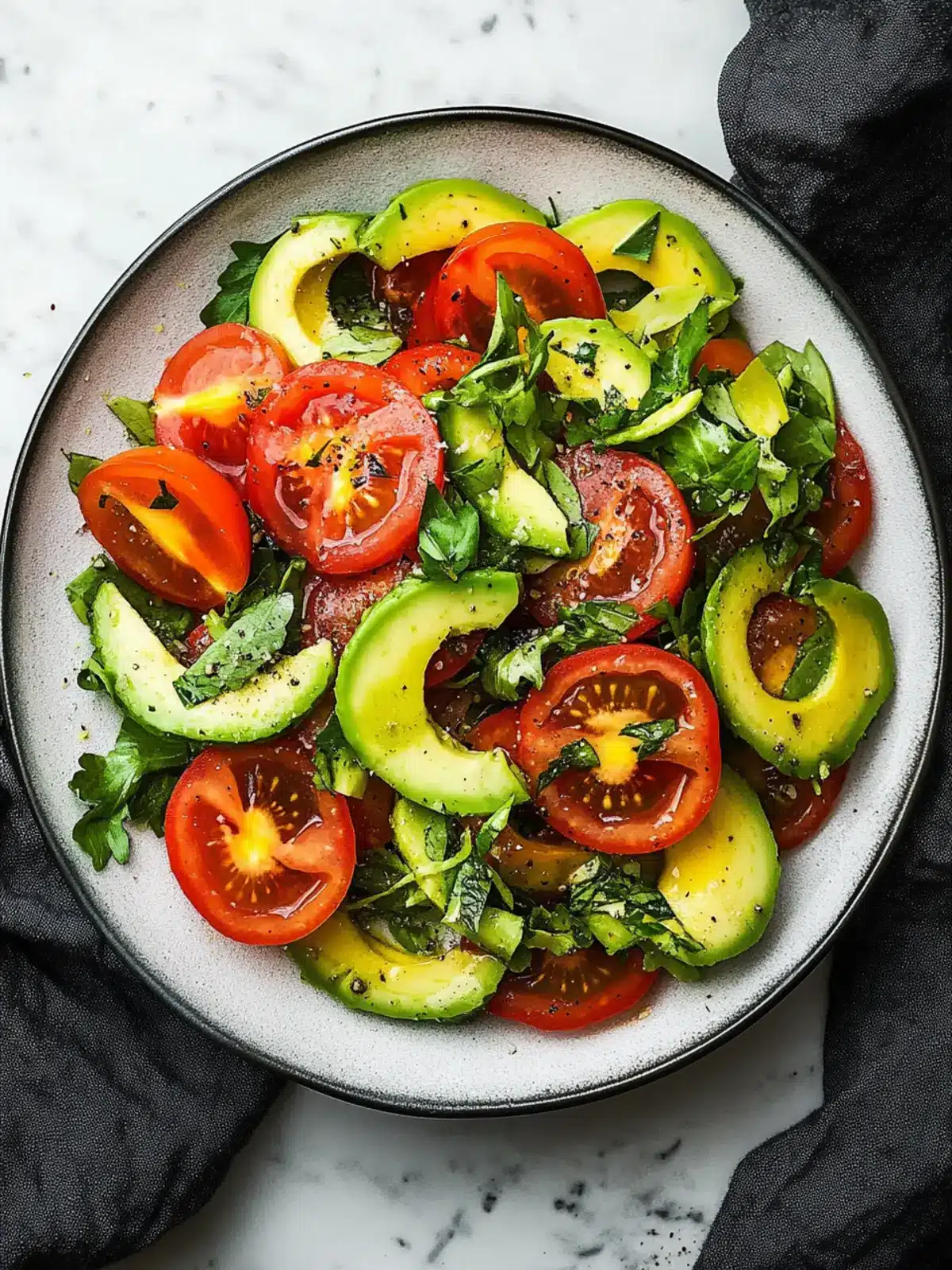 Simple Tomato and Avocado Salad for a Fresh Flavor Boost 3 Simple Tomato and Avocado Salad