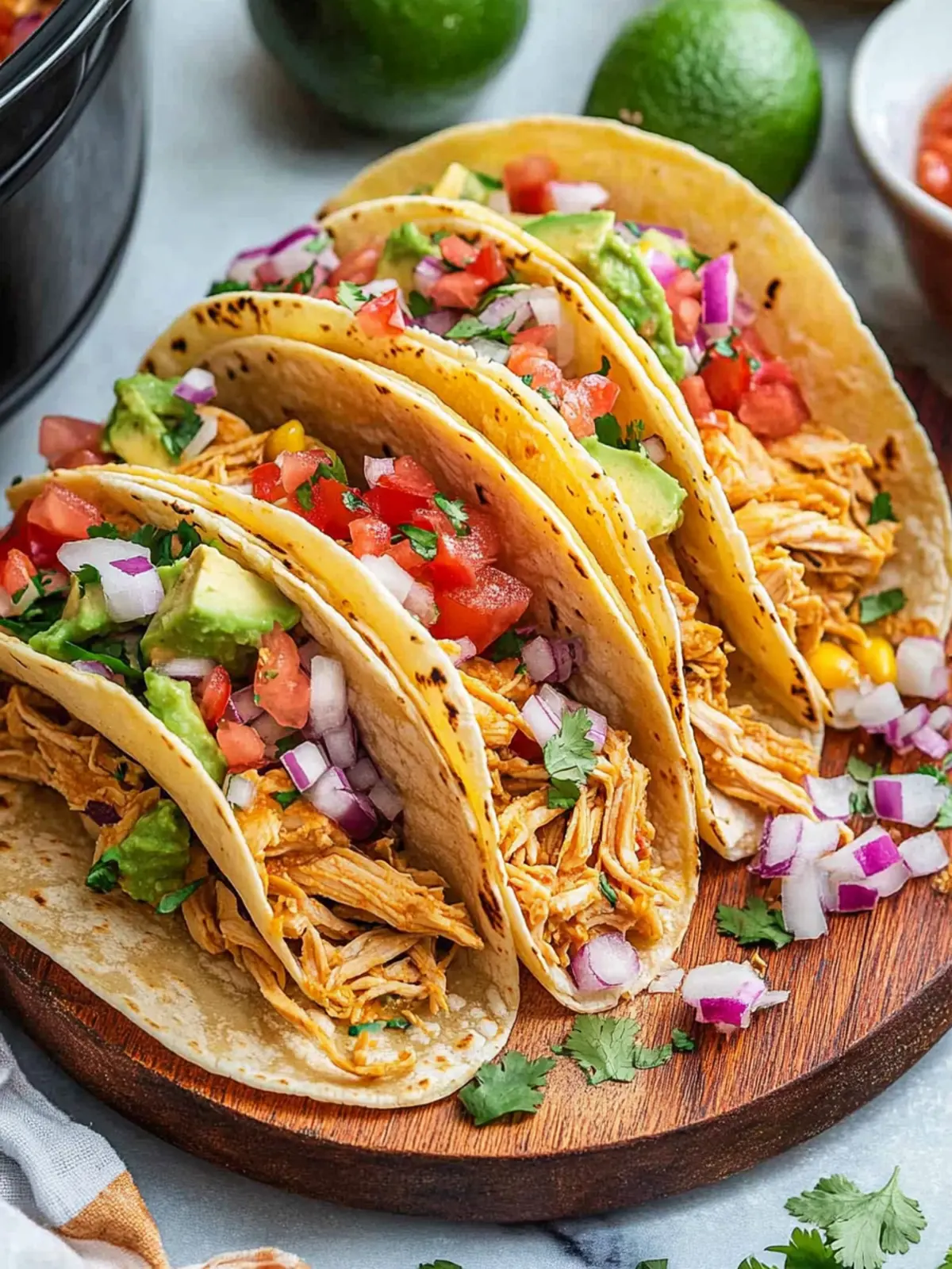 Easy Crockpot Chicken Tacos for Ultimate Taco Night Fun 3 Crockpot Chicken Tacos