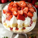 Delightful Strawberry Shortcake Trifle for Joyful Gatherings 10 STRAWBERRY SHORTCAKE TRIFLE
