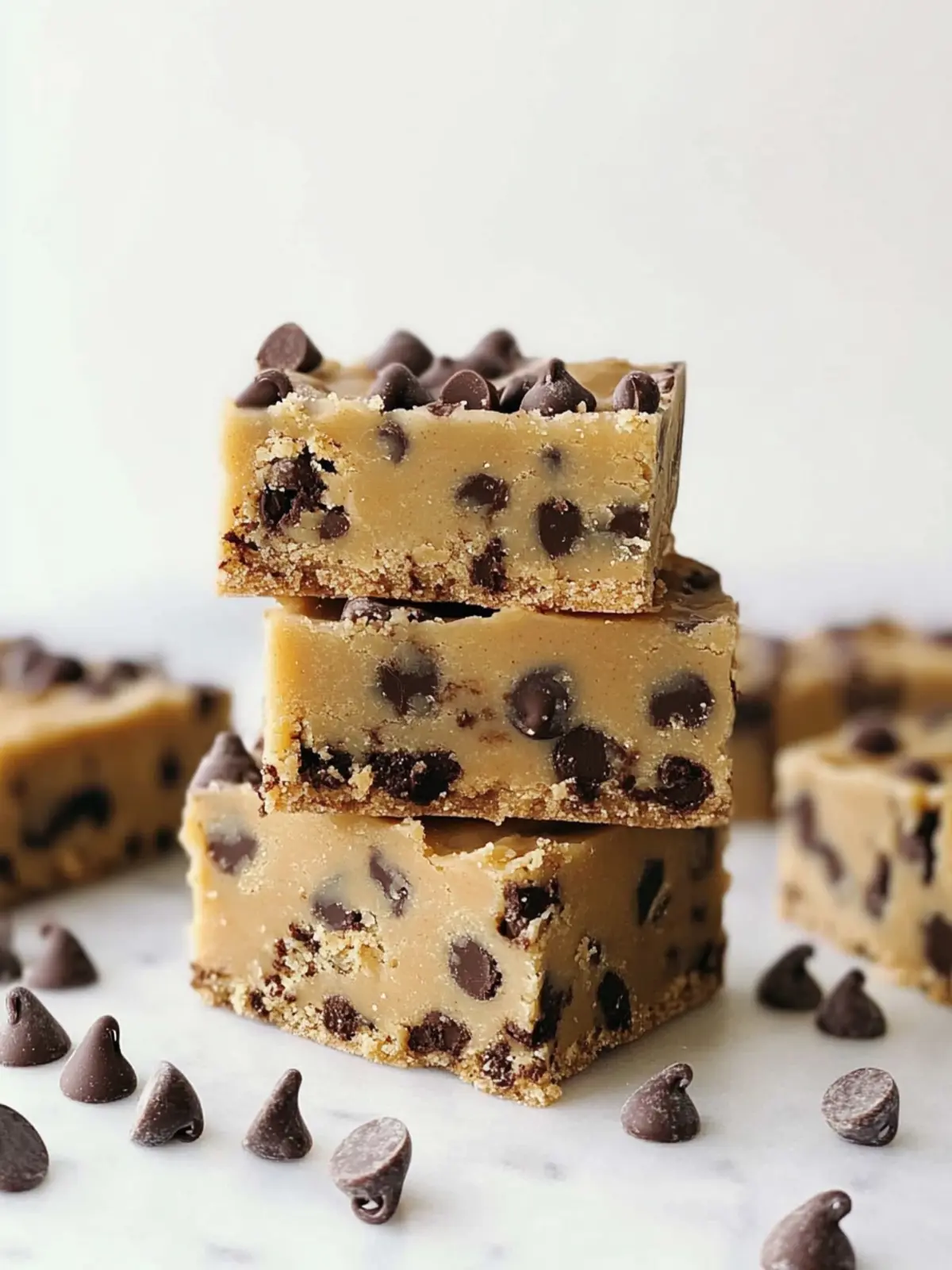 Irresistible Chocolate Chip Cookie Dough Bars to Treasure 3 Chocolate Chip Cookie Dough Bars