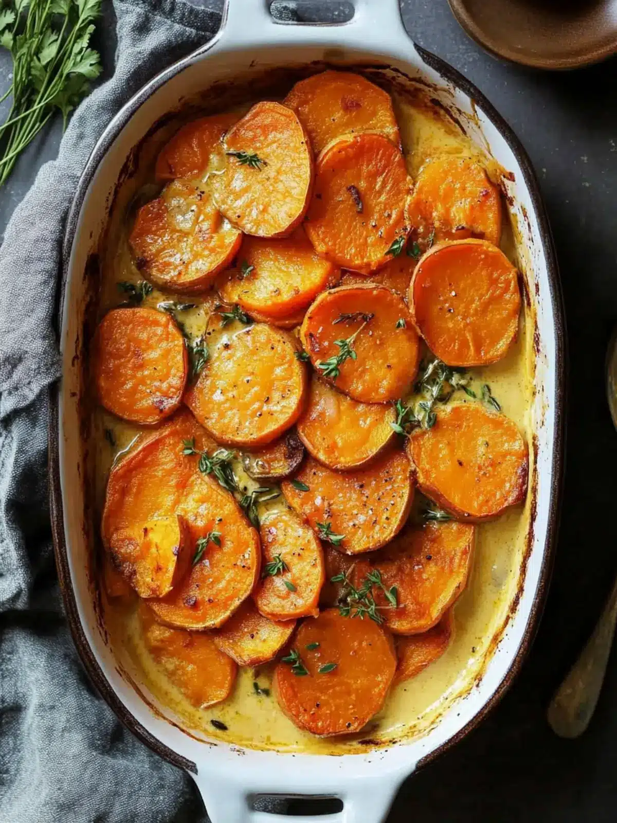 Vegan Scalloped Sweet Potatoes with Coconut Milk Delight 2 Vegan Scalloped Sweet Potatoes with Coconut Milk