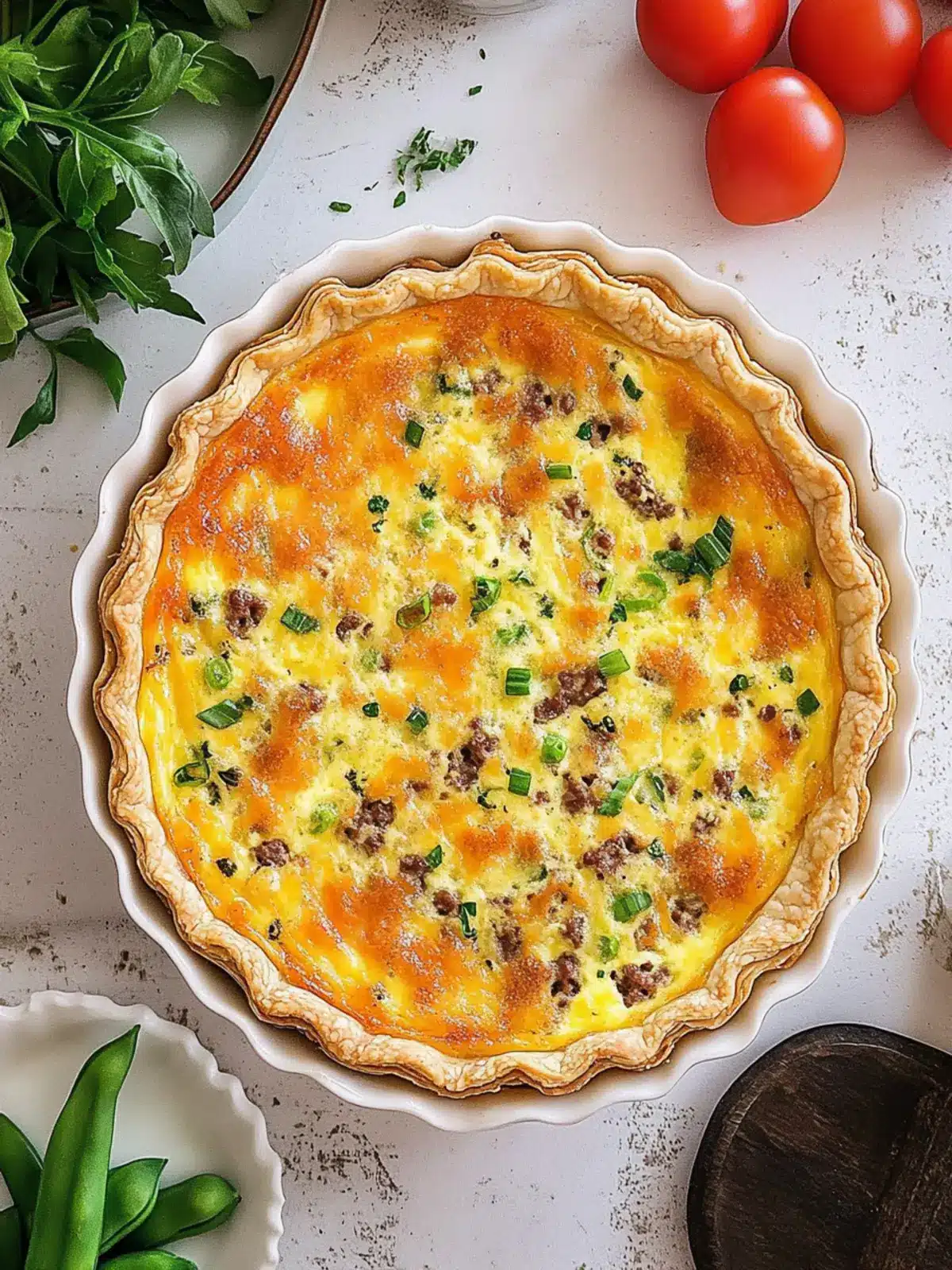 Savory Hamburger Quiche: A Twist on Classic Comfort Food 2 Hamburger Quiche