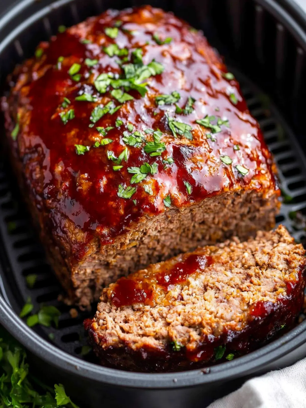 Savory Air Fryer Meatloaf: Quick Comfort Food Delight 4 Air Fryer Meatloaf