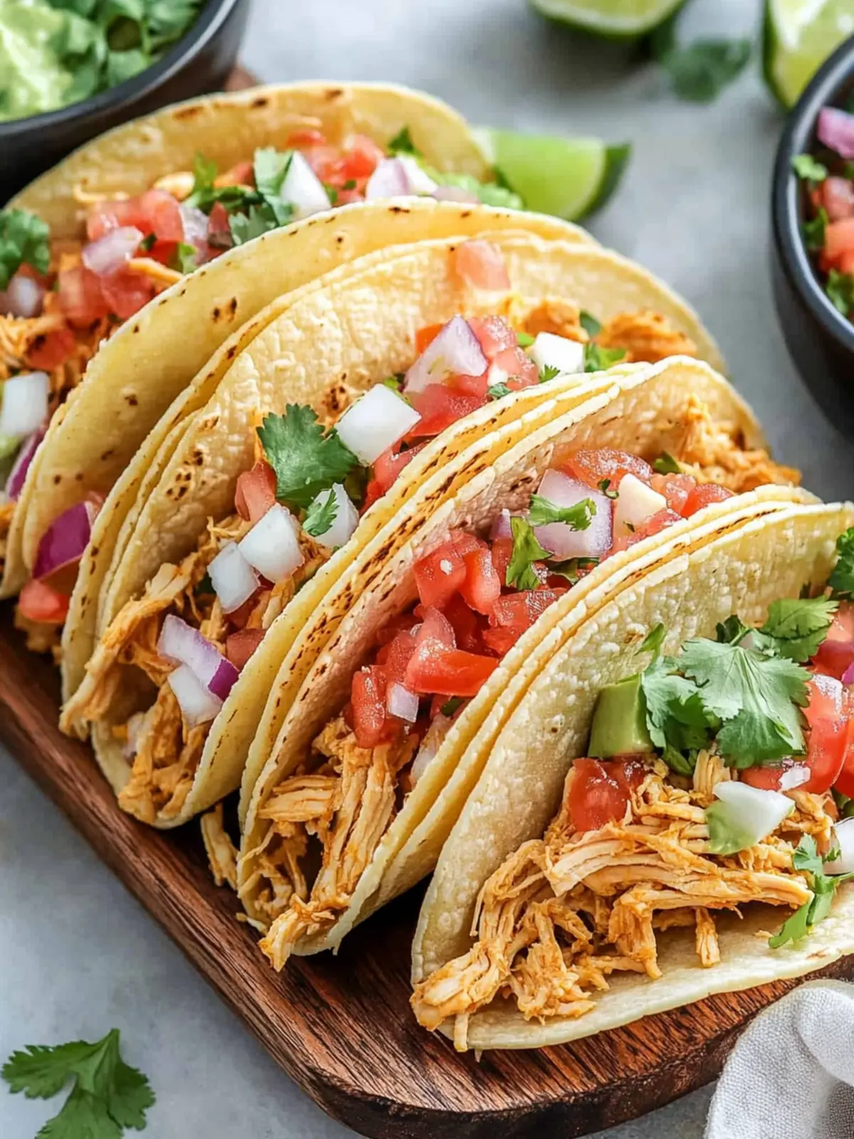 Easy Crockpot Chicken Tacos: Flavor-Packed Dinner Delight 2 Crockpot Chicken Tacos