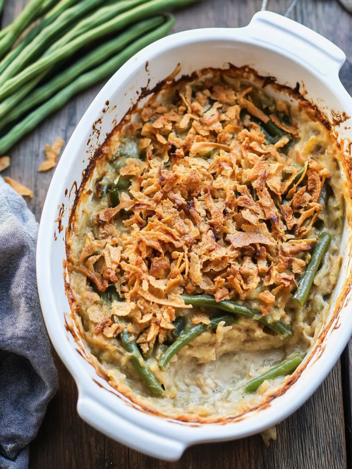 Savory Green Bean Casserole: A Homemade Classic Delight 3 Green Bean Casserole