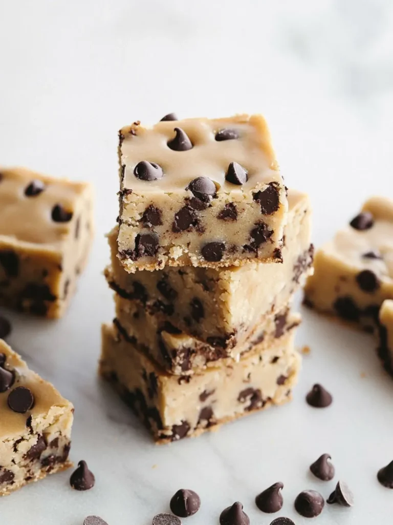 Chocolate Chip Cookie Dough Bars