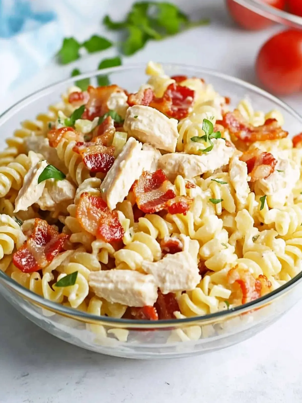 Irresistible Chicken Bacon Ranch Pasta Salad for Easy Meals 5 Chicken Bacon Ranch Pasta Salad
