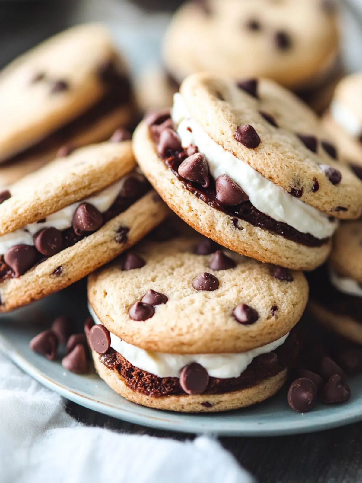 Indulge in Irresistible Chocolate Chip Buttercream Sandwiches 4 Chocolate Chip Buttercream Sandwiches