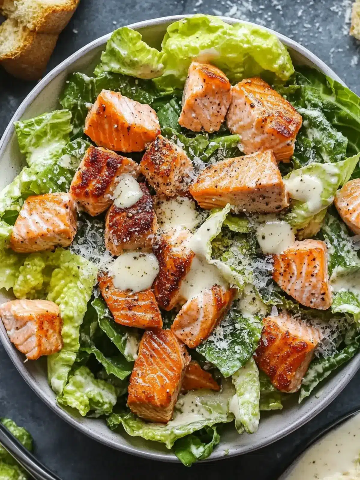Delicious Salmon Caesar Salad: A Fresh Twist on a Classic 4 Salmon Caesar Salad
