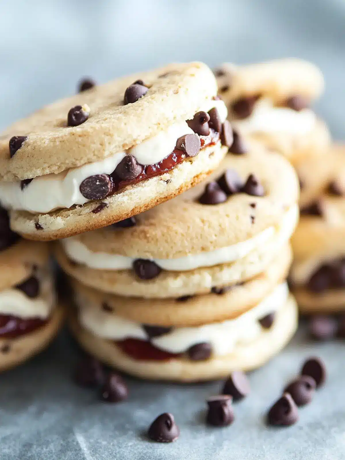 Indulge in Irresistible Chocolate Chip Buttercream Sandwiches 2 Chocolate Chip Buttercream Sandwiches