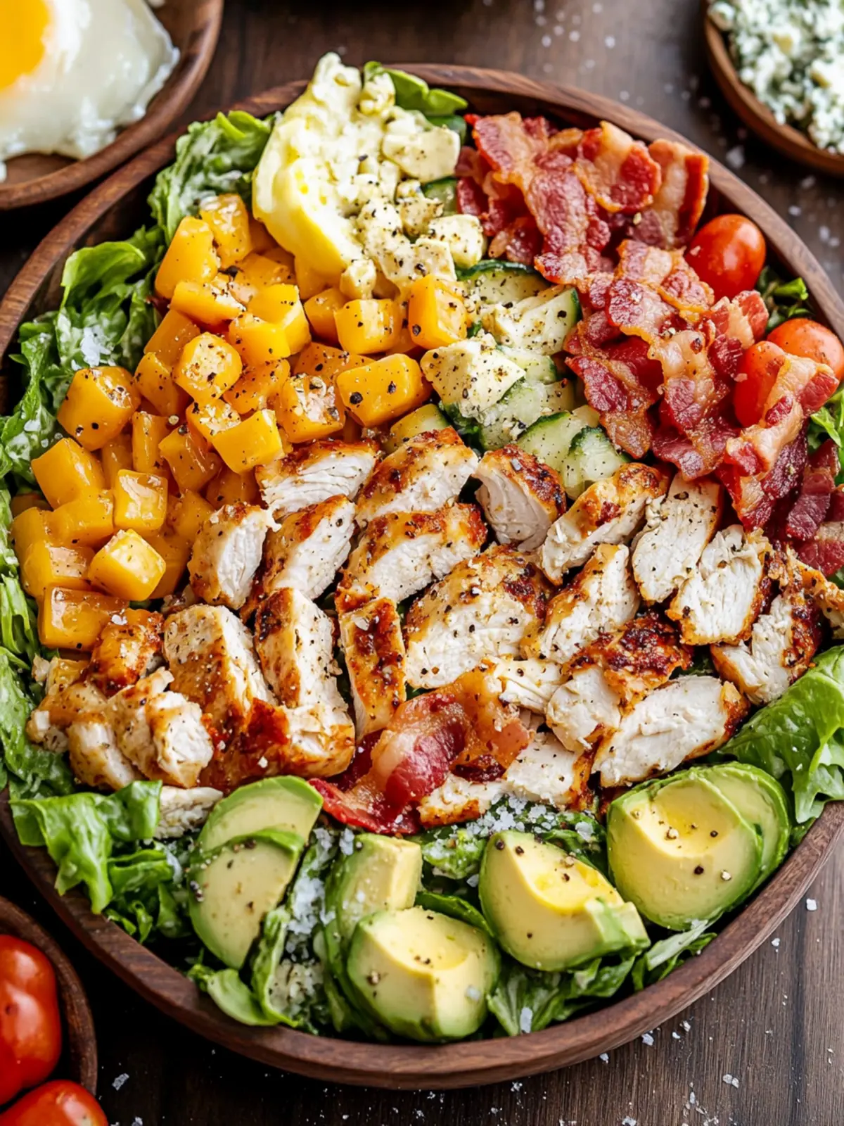 Delicious Cobb Salad with Chicken and Bacon You’ll Love 4 Cobb Salad with Chicken and Bacon