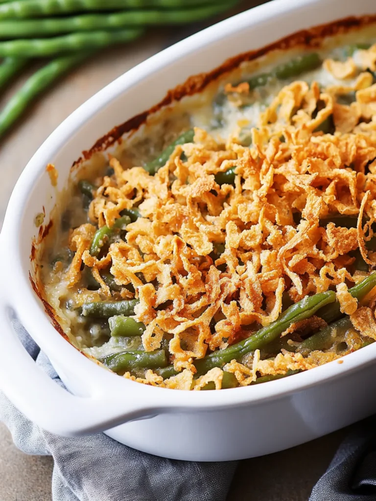 Cheesy Green Bean Casserole