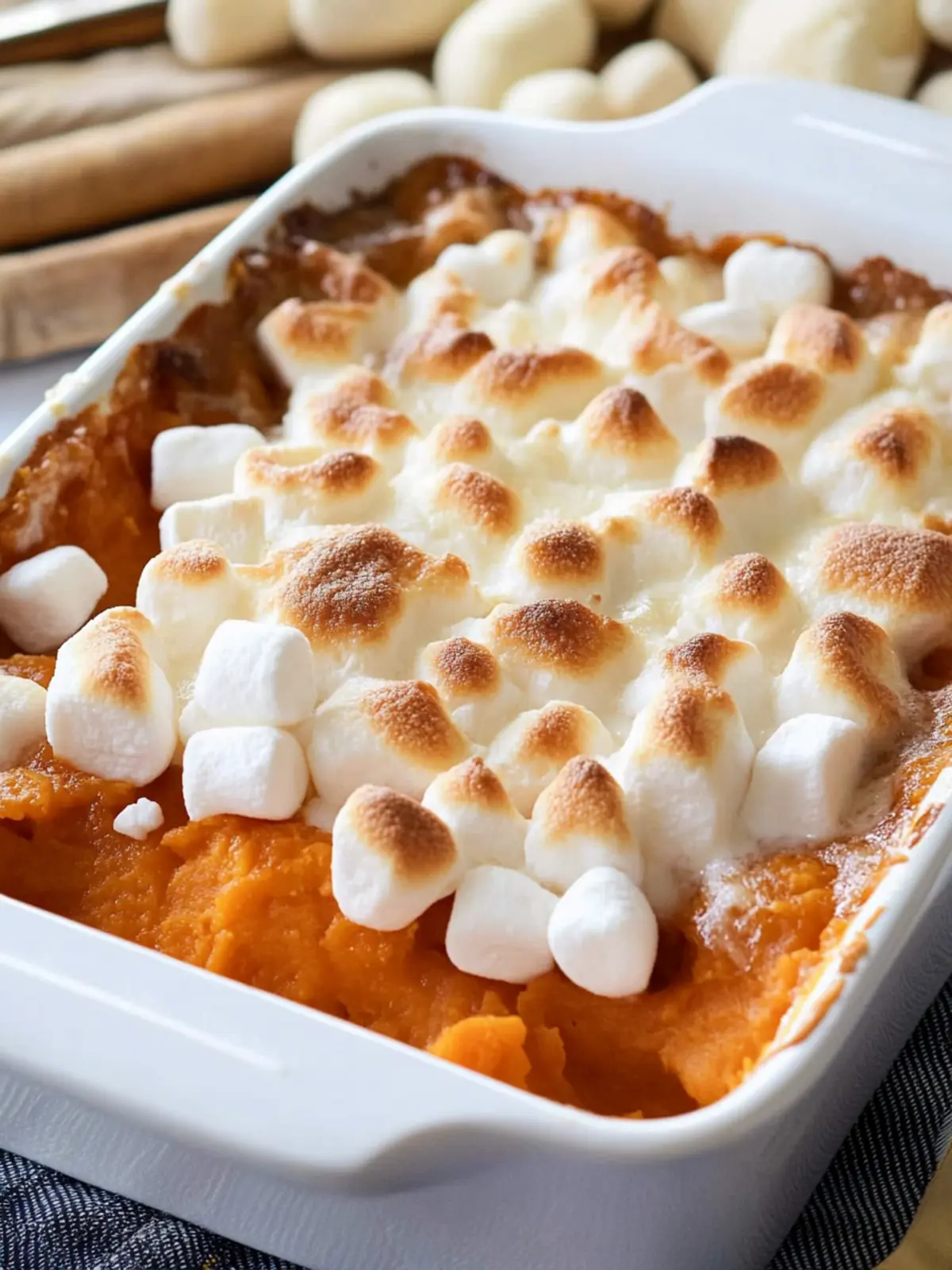 Irresistible Sweet Potato Casserole with Marshmallows Delight 3 Sweet Potato Casserole with Marshmallows