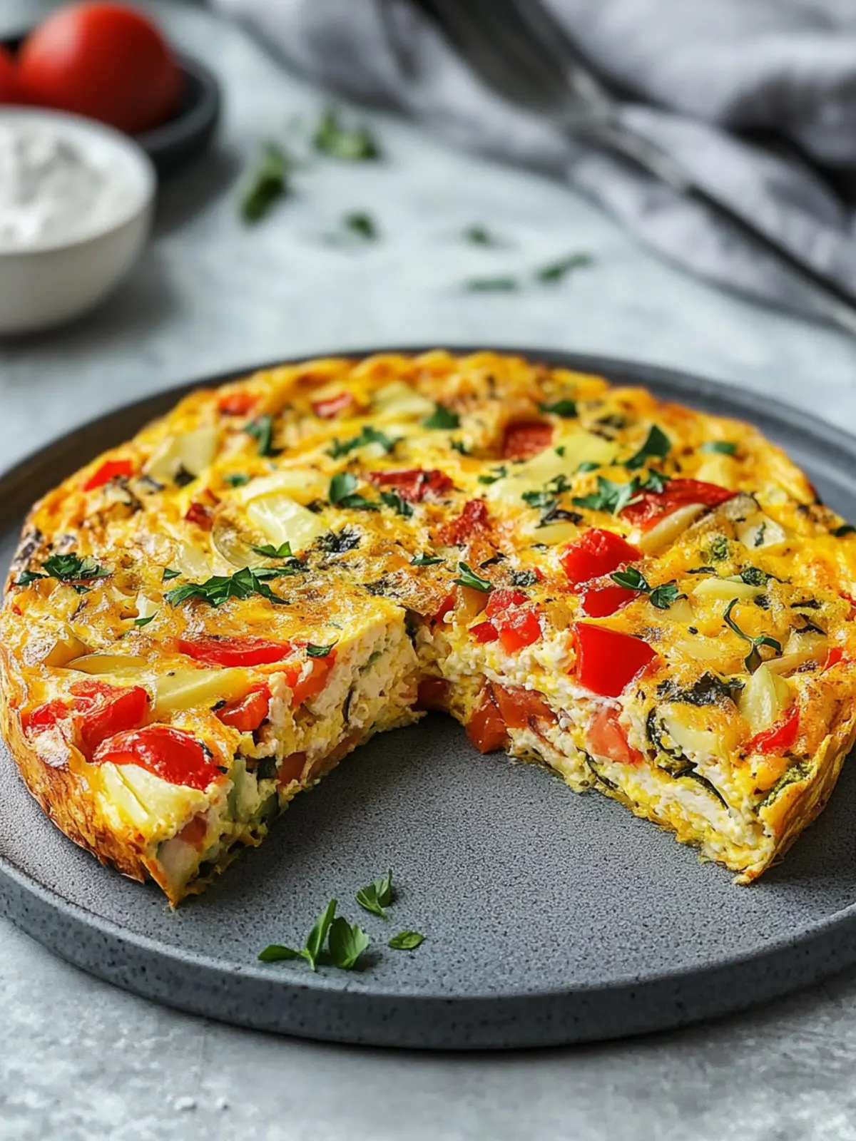Delicious Vegetable Frittata for Easy Weeknight Dinners 5 Vegetable frittata