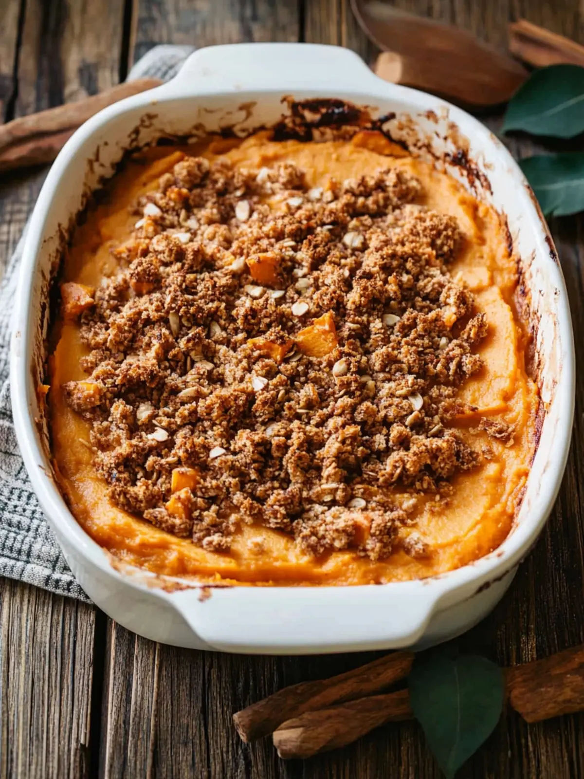 Delicious Sweet Potato Casserole with Crunchy Pecan Topping 5 Sweet Potato Casserole