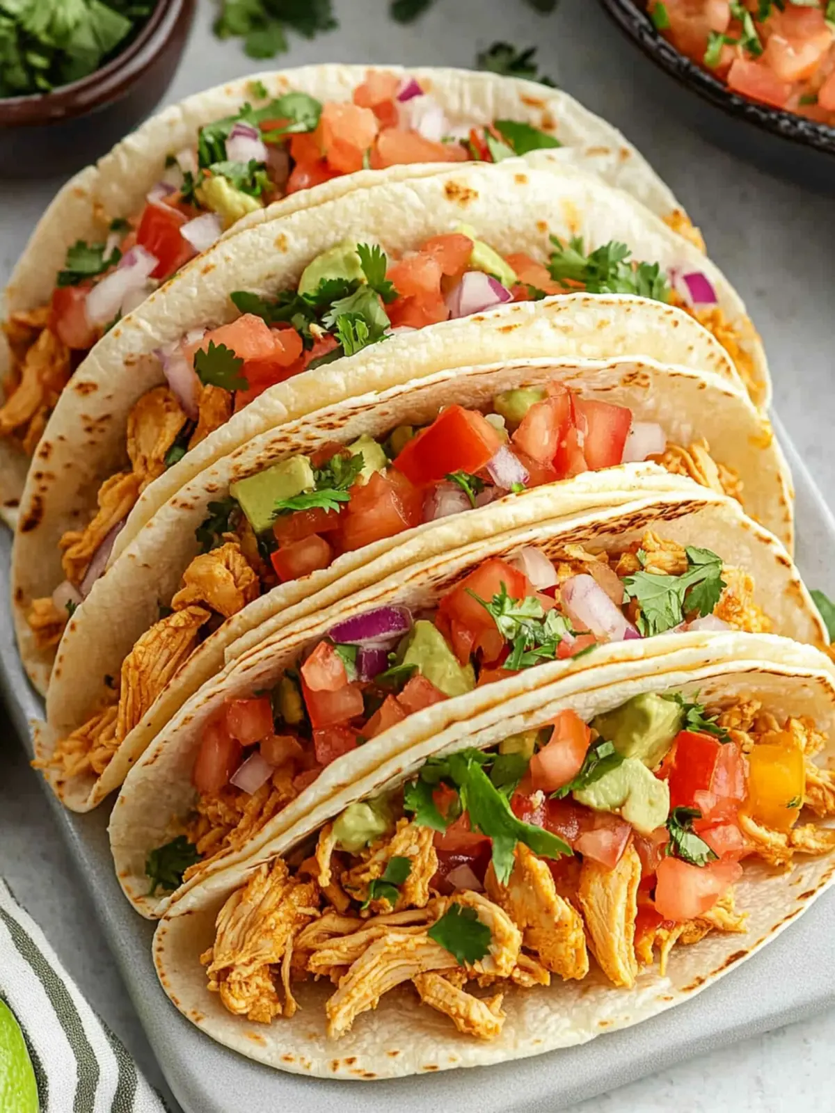 Easy Crockpot Chicken Tacos: Flavor-Packed Dinner Delight 3 Crockpot Chicken Tacos