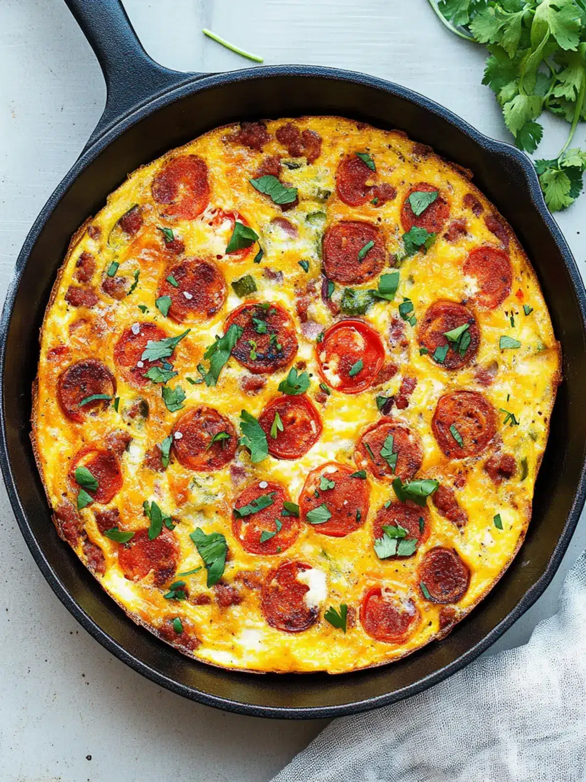 Savor This Zesty Chorizo Frittata for a Weekend Treat 4 Chorizo Frittata