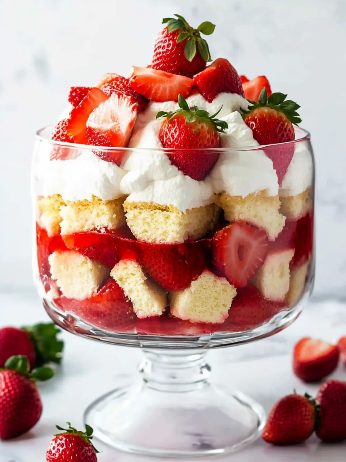 Delicious Strawberry Shortcake Trifle: An Easy Sweet Treat 5 Strawberry Shortcake Trifle