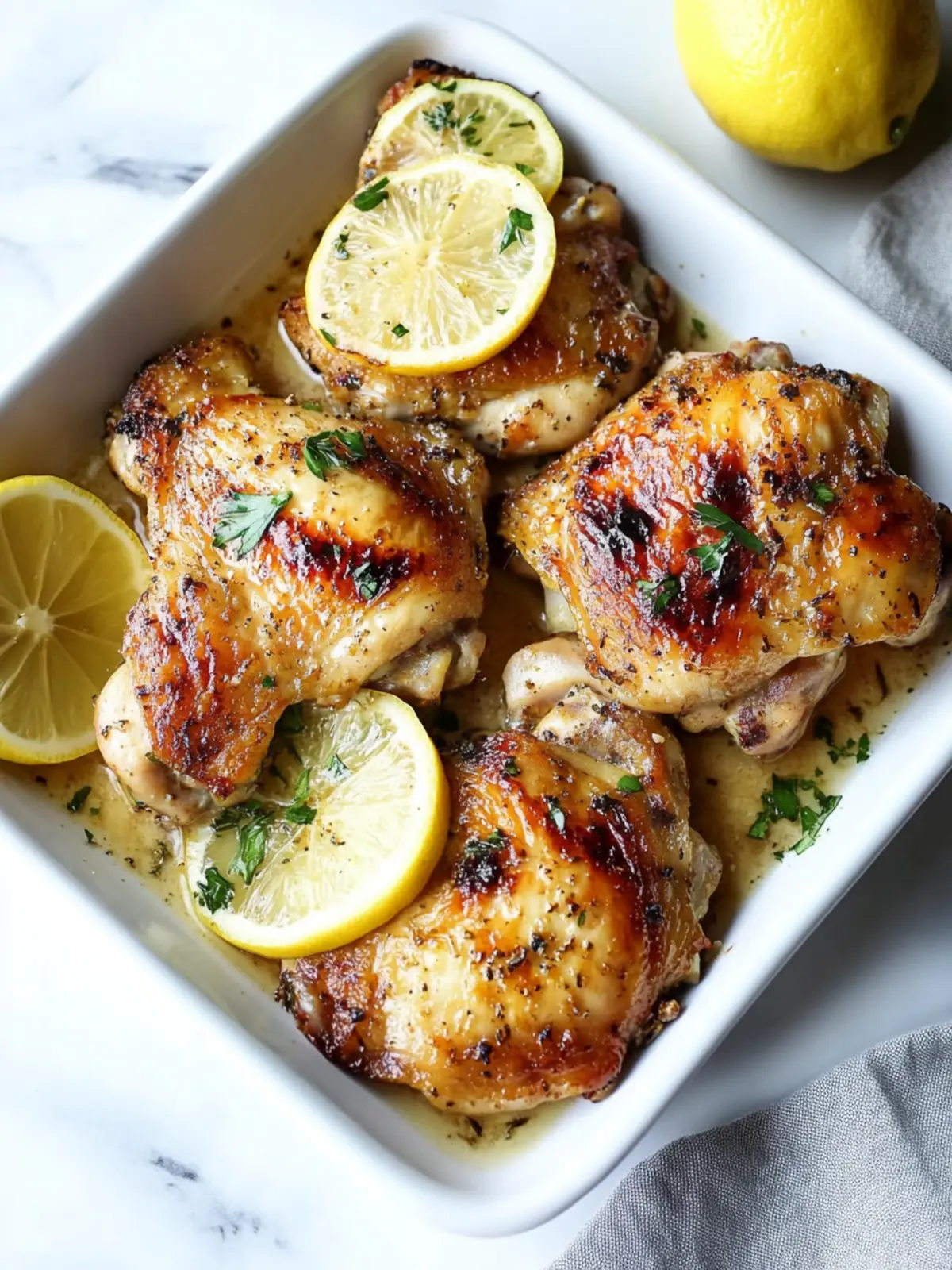 Zesty Lemon Garlic Chicken Thighs That Transform Your Dinner 4 Lemon Garlic Chicken Thighs