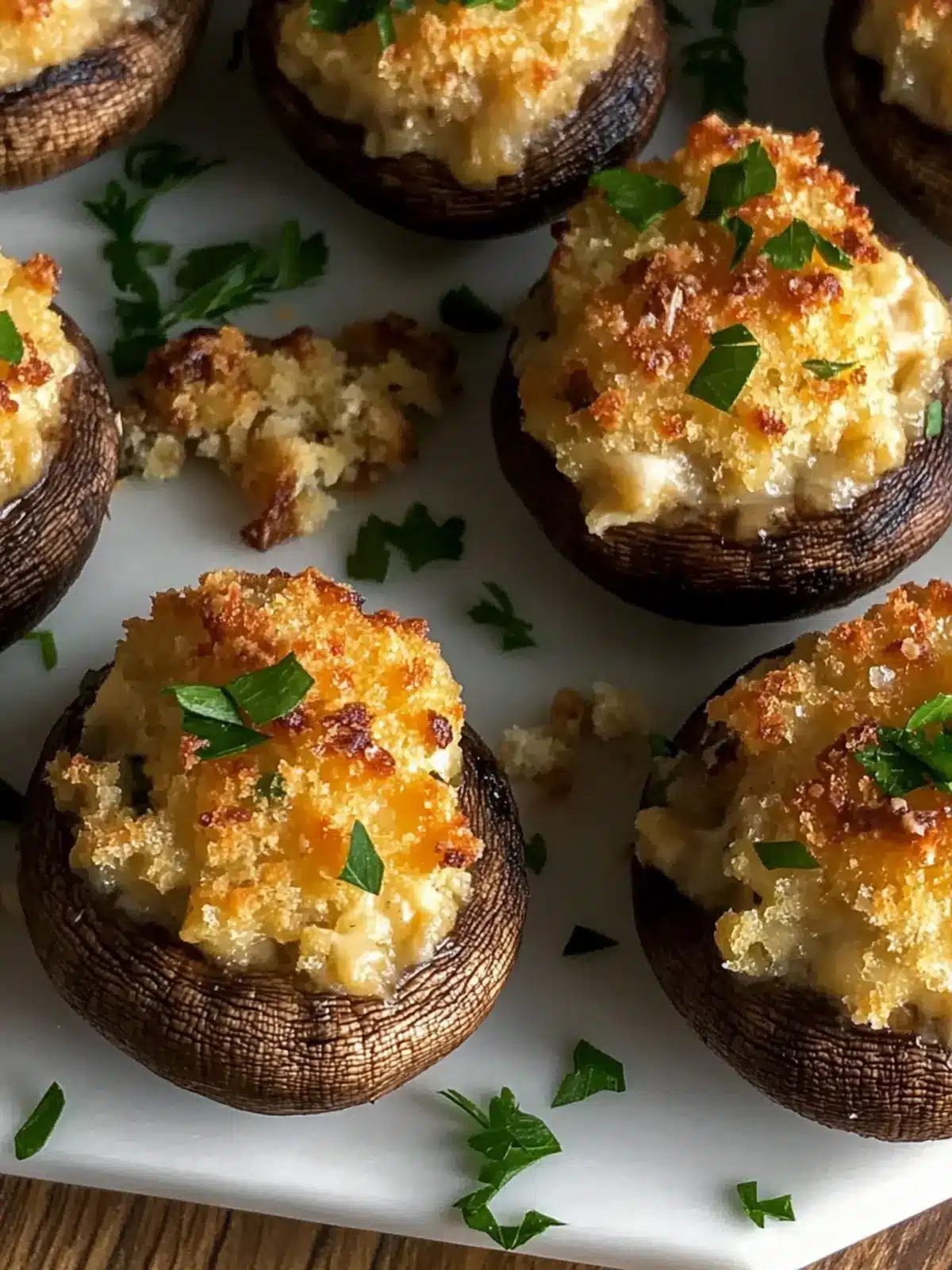 Irresistible Irish Cheddar and Garlic Stuffed Mushrooms Delight 3 Irish Cheddar and Garlic Stuffed Mushrooms