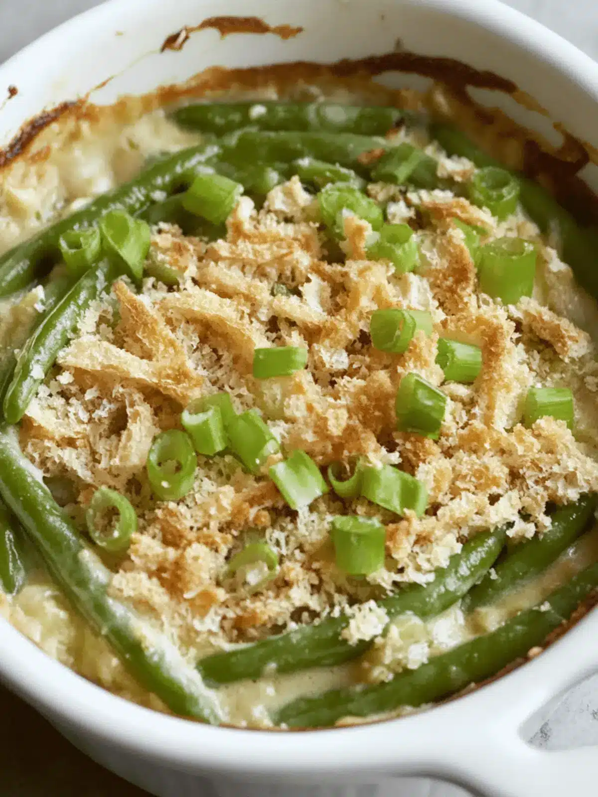 Savory Umami Creamy Green Bean Casserole You’ll Crave 4 Creamy Green Bean Casserole With a Savory Umami Twist