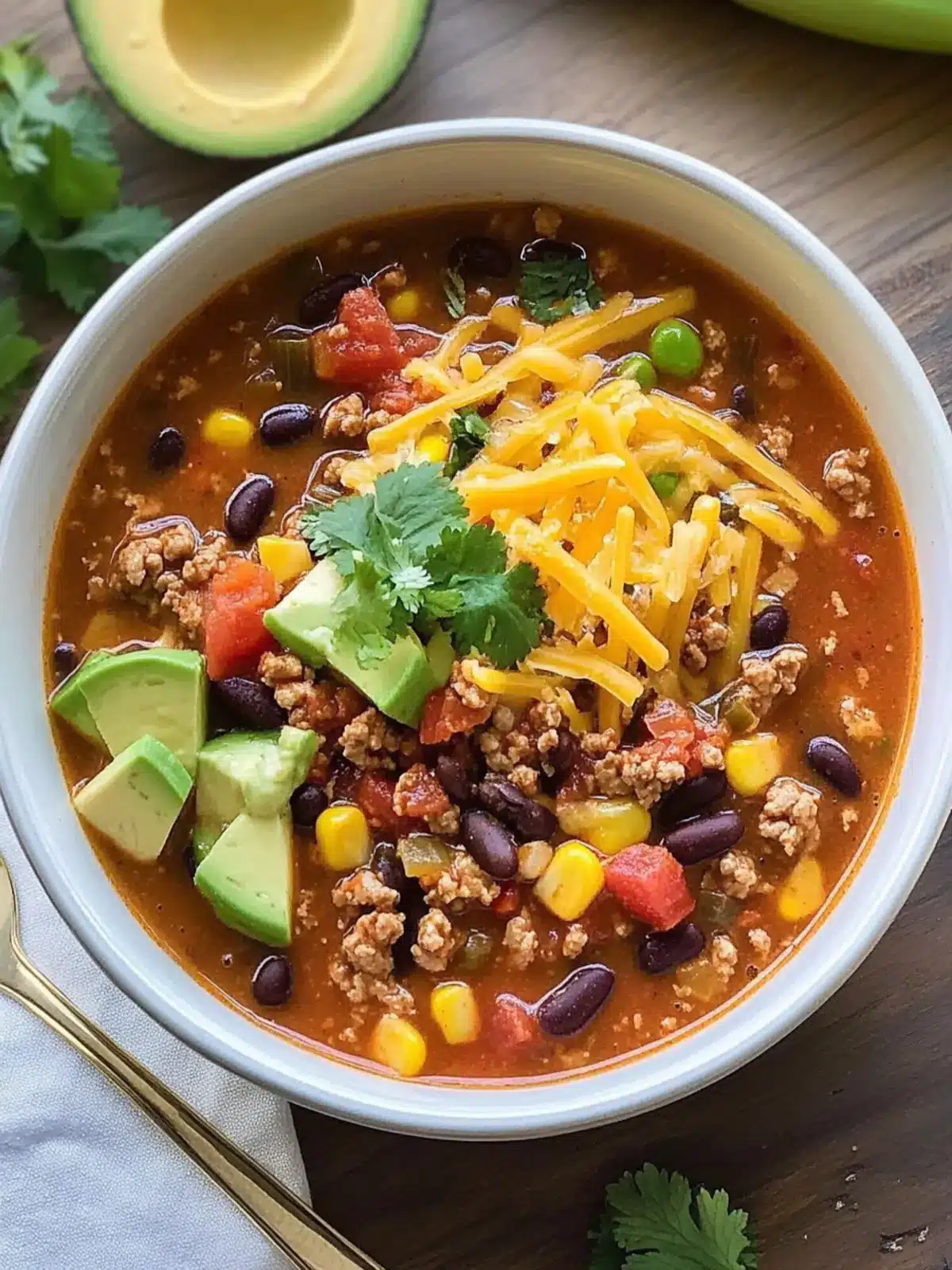 Ultimate Taco Soup: A Spicy Twist on Comfort Food 4 Taco Soup