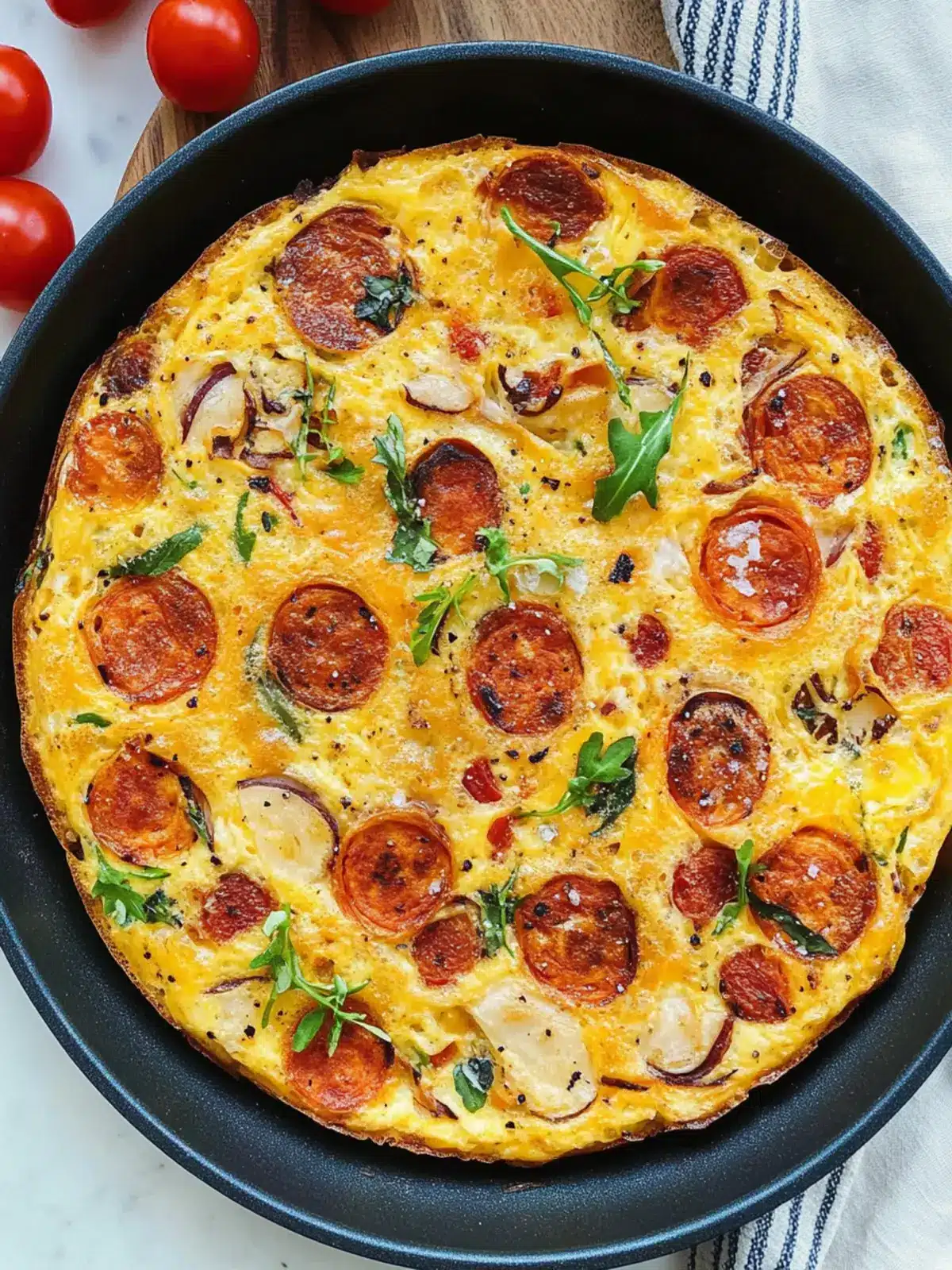 Savor This Zesty Chorizo Frittata for a Weekend Treat 5 Chorizo Frittata