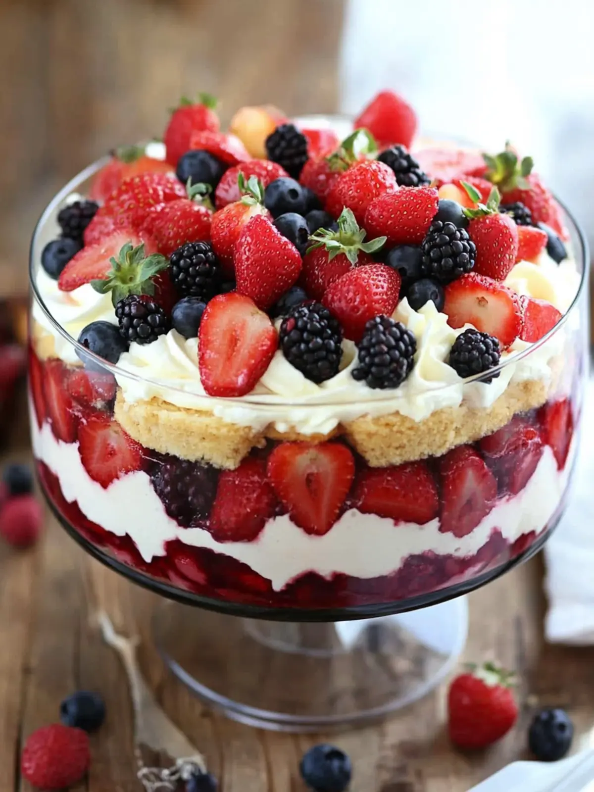 Indulge in Angel Food Berry Trifle for a Sweet Summer Treat 5 Angel Food Berry Trifle