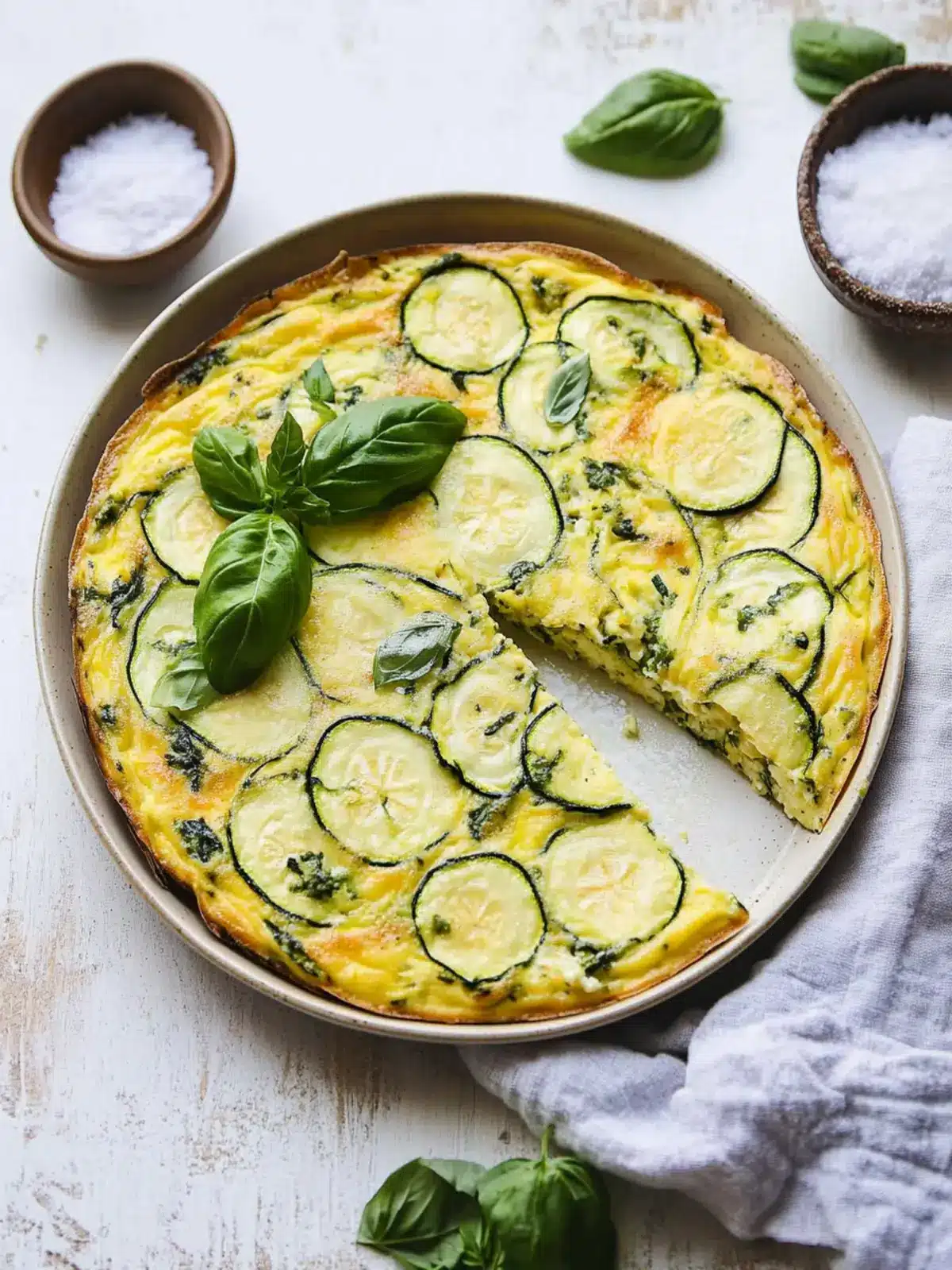 Cheesy Summer Zucchini Frittata with Fresh Basil Delight 3 Cheesy Summer Zucchini Frittata with Fresh Basil