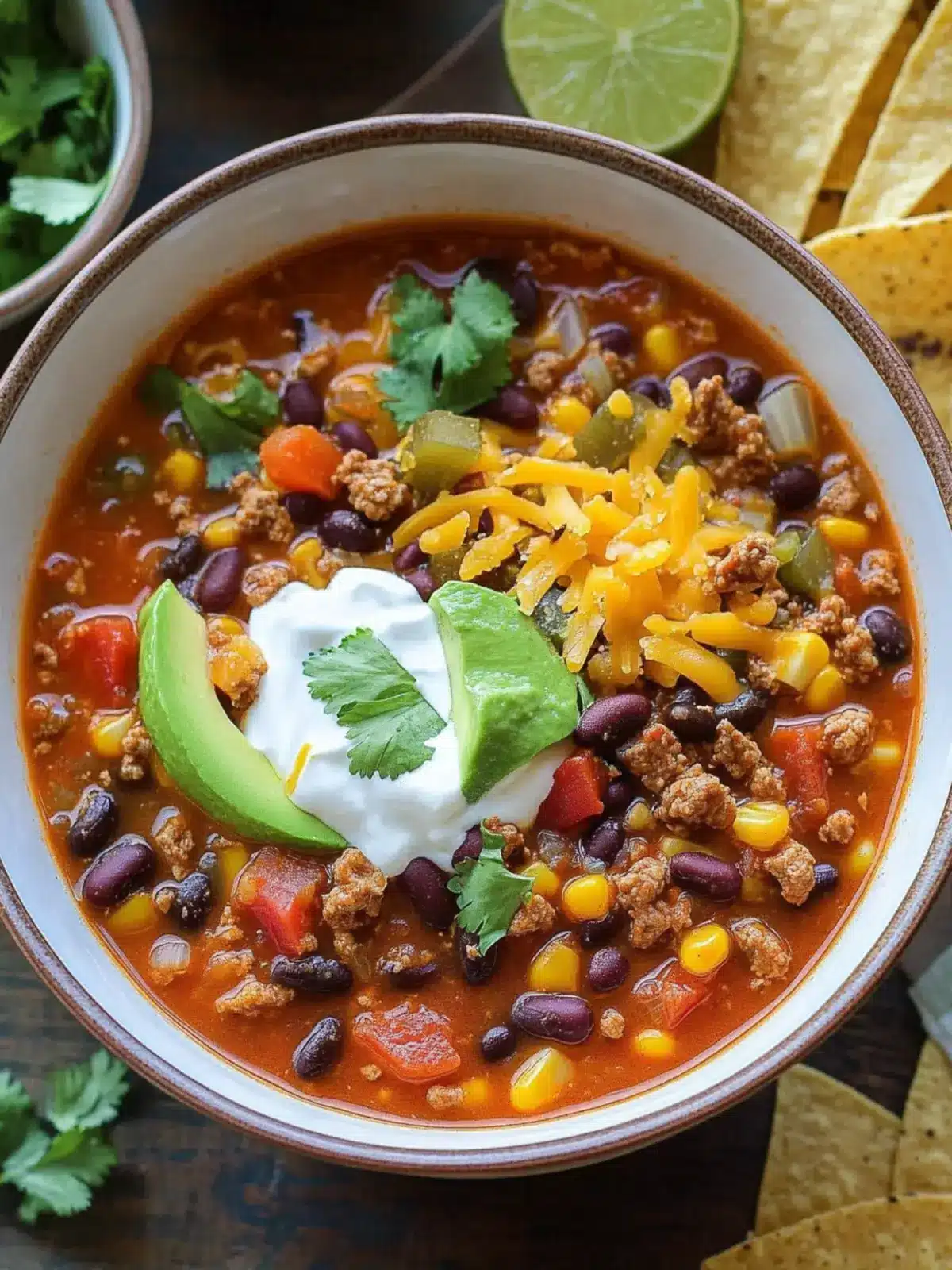 Ultimate Taco Soup: A Spicy Twist on Comfort Food 3 Taco Soup
