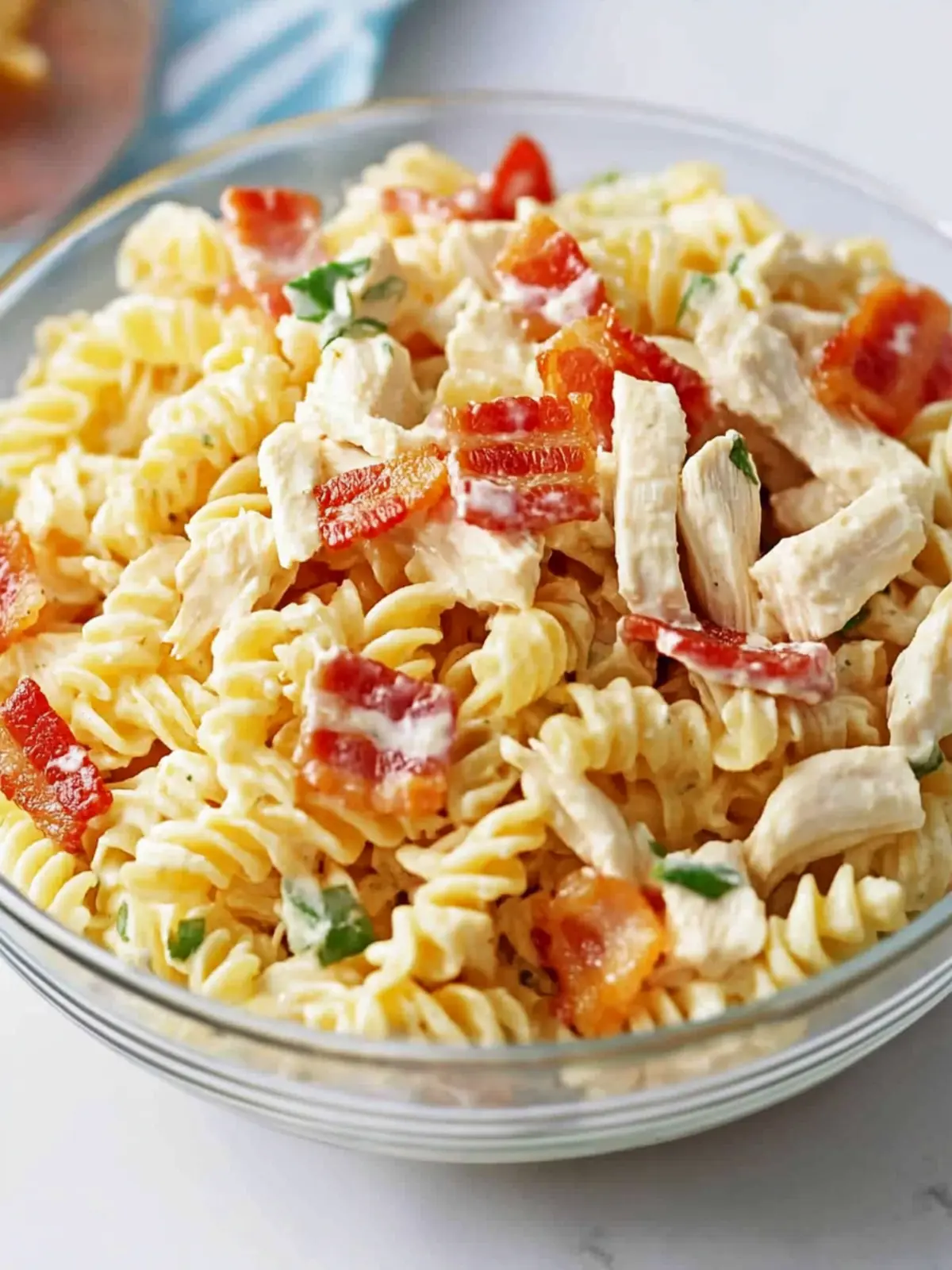 Irresistible Chicken Bacon Ranch Pasta Salad for Easy Meals 3 Chicken Bacon Ranch Pasta Salad