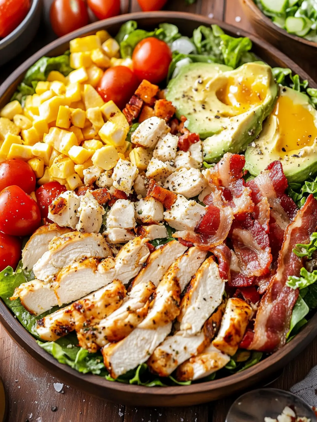 Delicious Cobb Salad with Chicken and Bacon You’ll Love 5 Cobb Salad with Chicken and Bacon