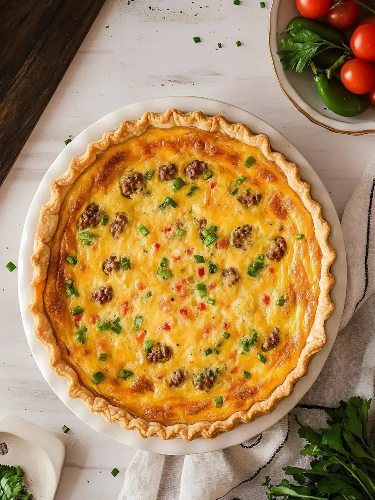 Savory Hamburger Quiche: A Twist on Classic Comfort Food 5 Hamburger Quiche