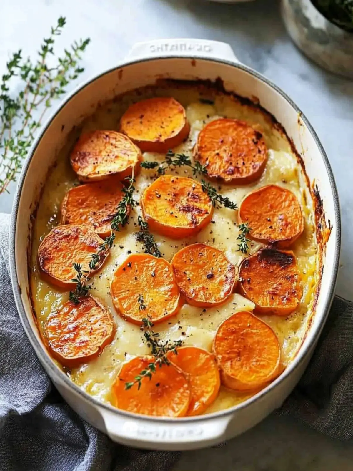 Vegan Scalloped Sweet Potatoes with Coconut Milk Delight 4 Vegan Scalloped Sweet Potatoes with Coconut Milk