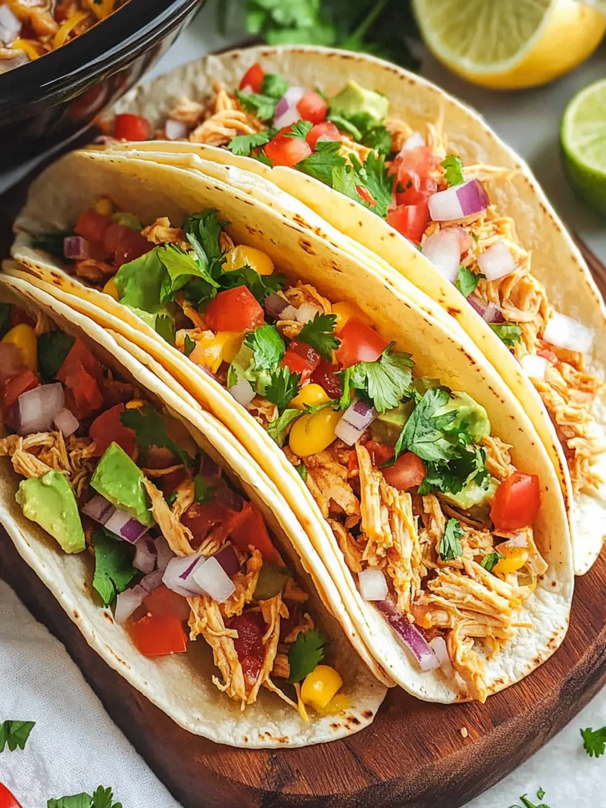 Easy Crockpot Chicken Tacos for Ultimate Taco Night Fun 4 Crockpot Chicken Tacos