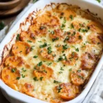 Decadent Scalloped Sweet Potatoes with Gruyere Cheese Delight 6 Scalloped Sweet Potatoes with Gruyere Cheese