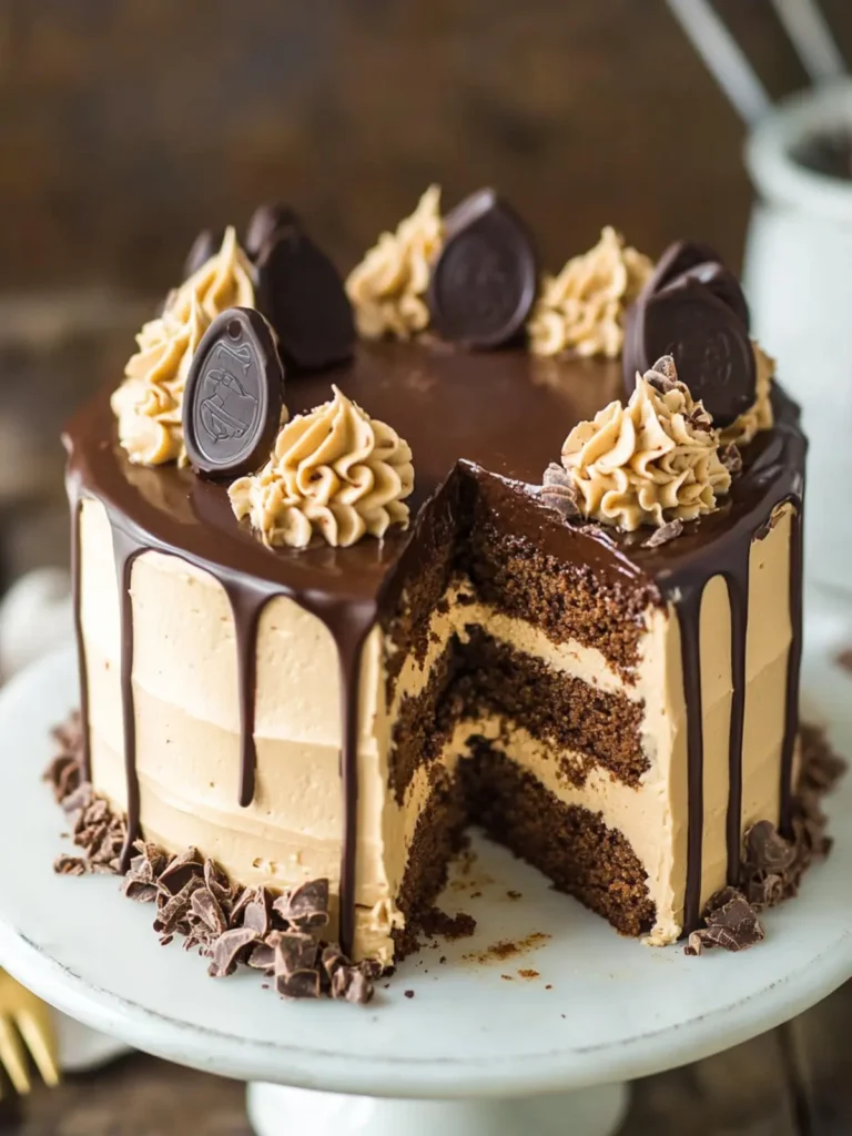 Peanut Butter Chocolate Layer Cake